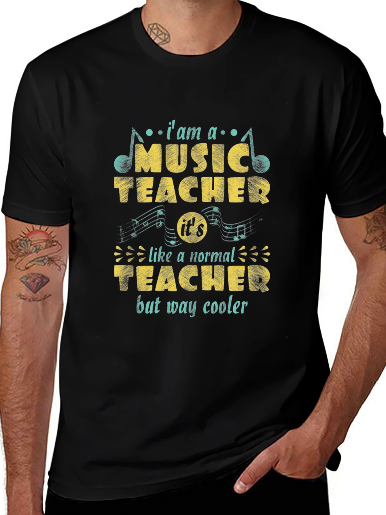 Variant 26 of Cool Music Teacher Graphic Tee