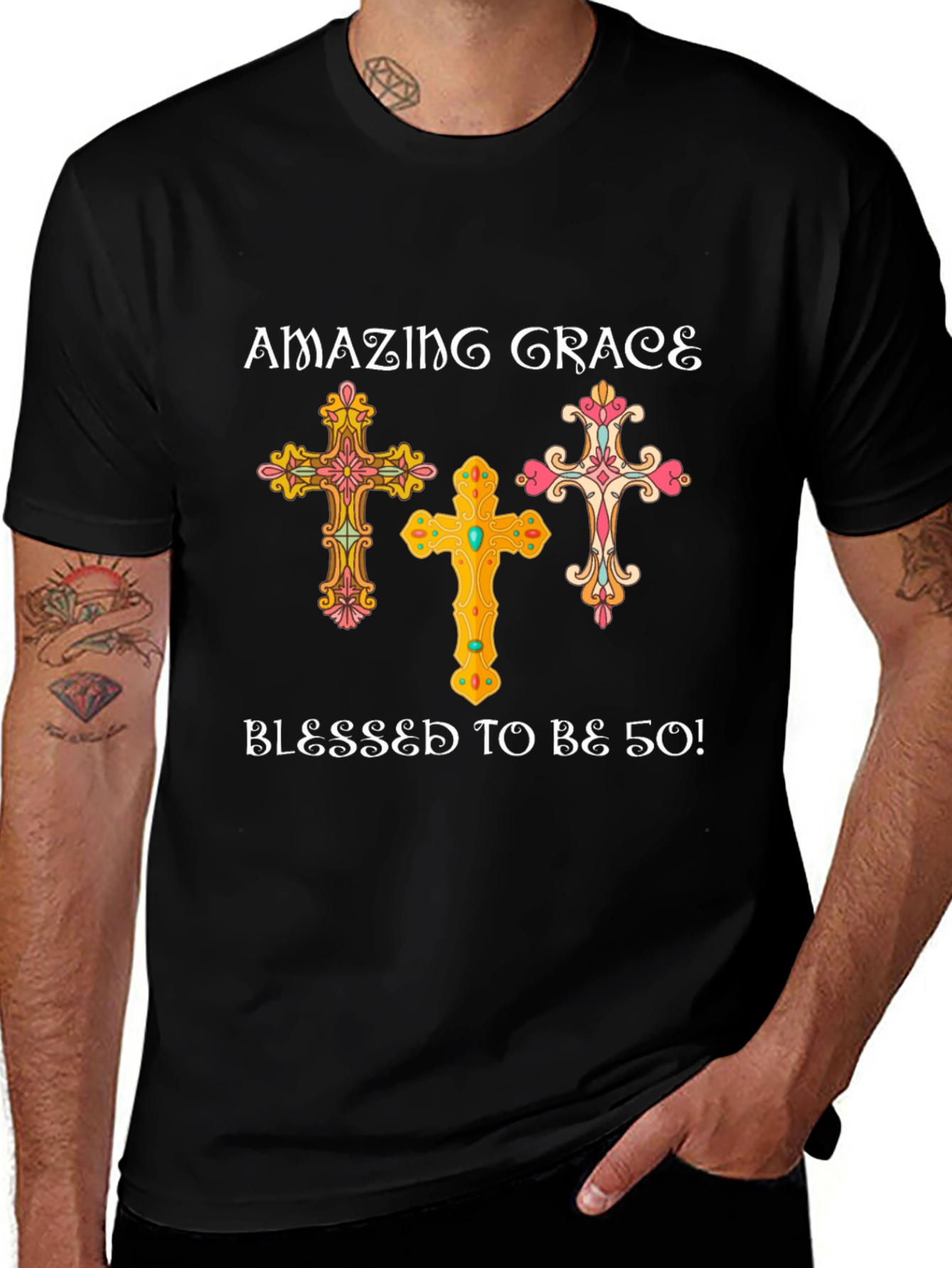 Amazing Grace Blessed to be 50! T-Shirt