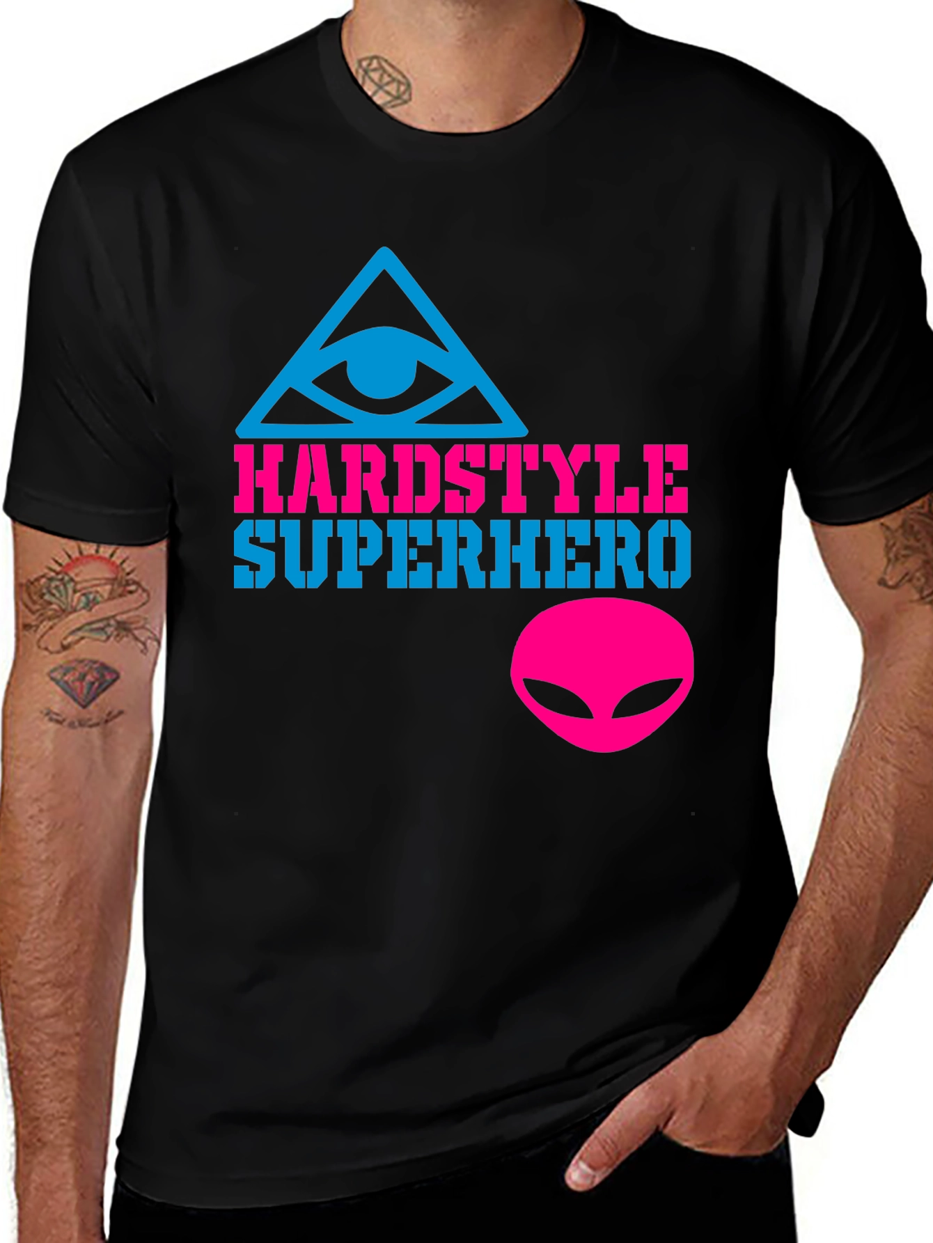 Hardstyle Superhero Graphic Tee
