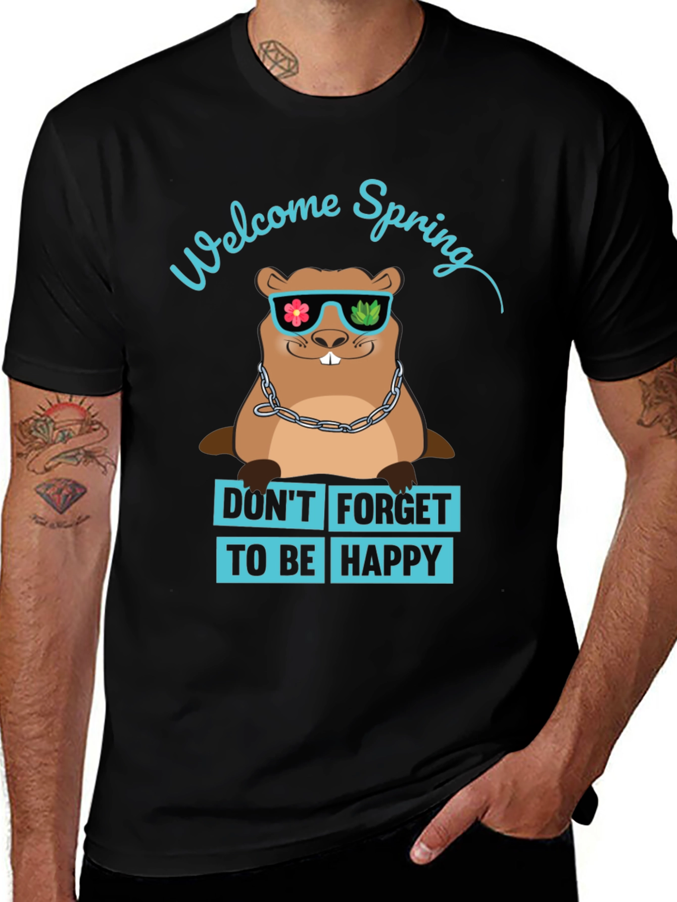 Welcome Spring Groundhog T-Shirt