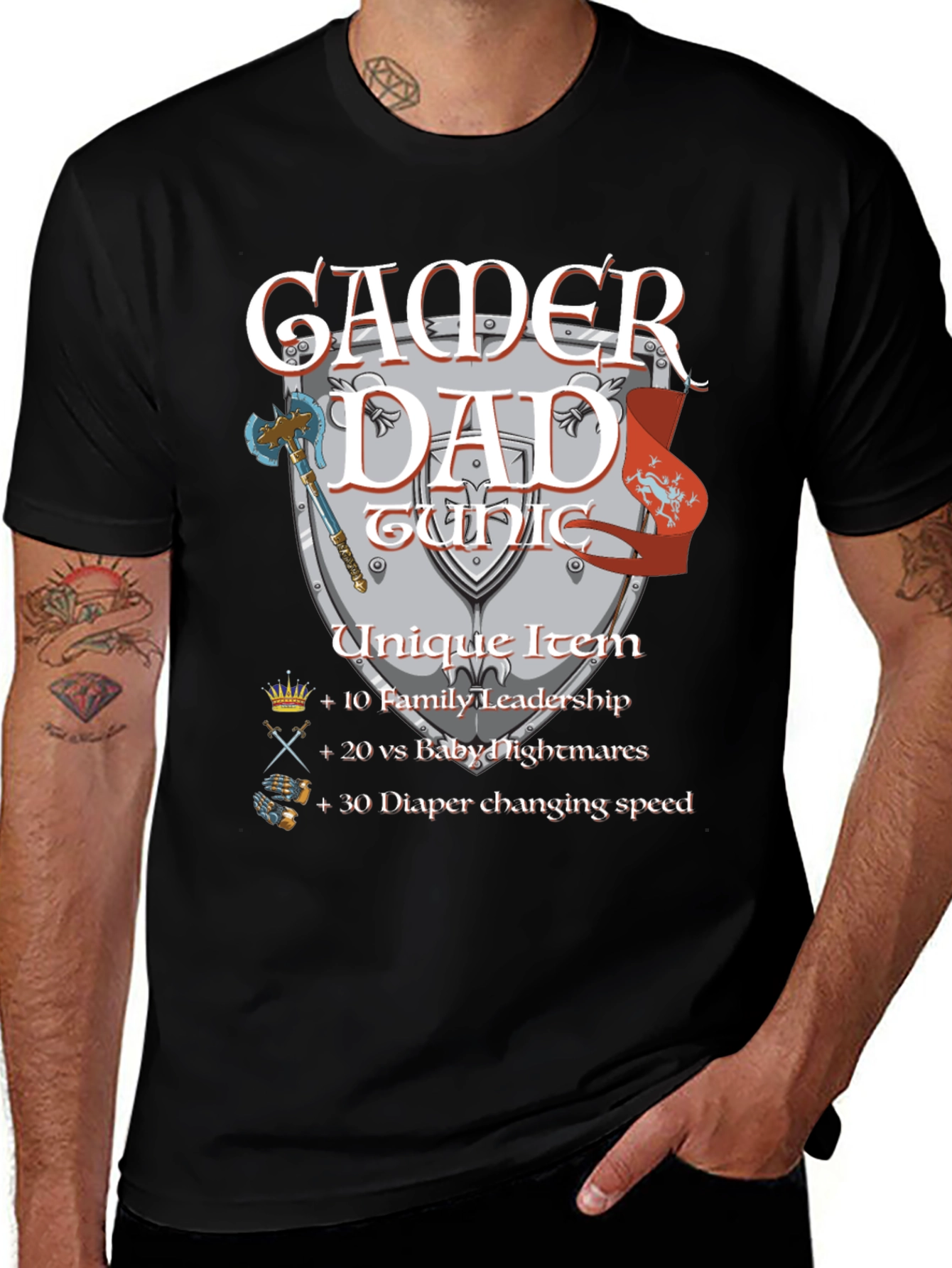 Gamer Dad T-Shirt - Unique Item