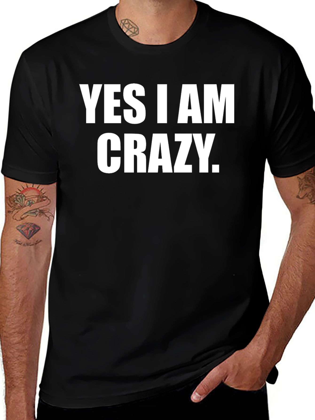 Variant 29 of Yes I am Crazy Graphic T-Shirt