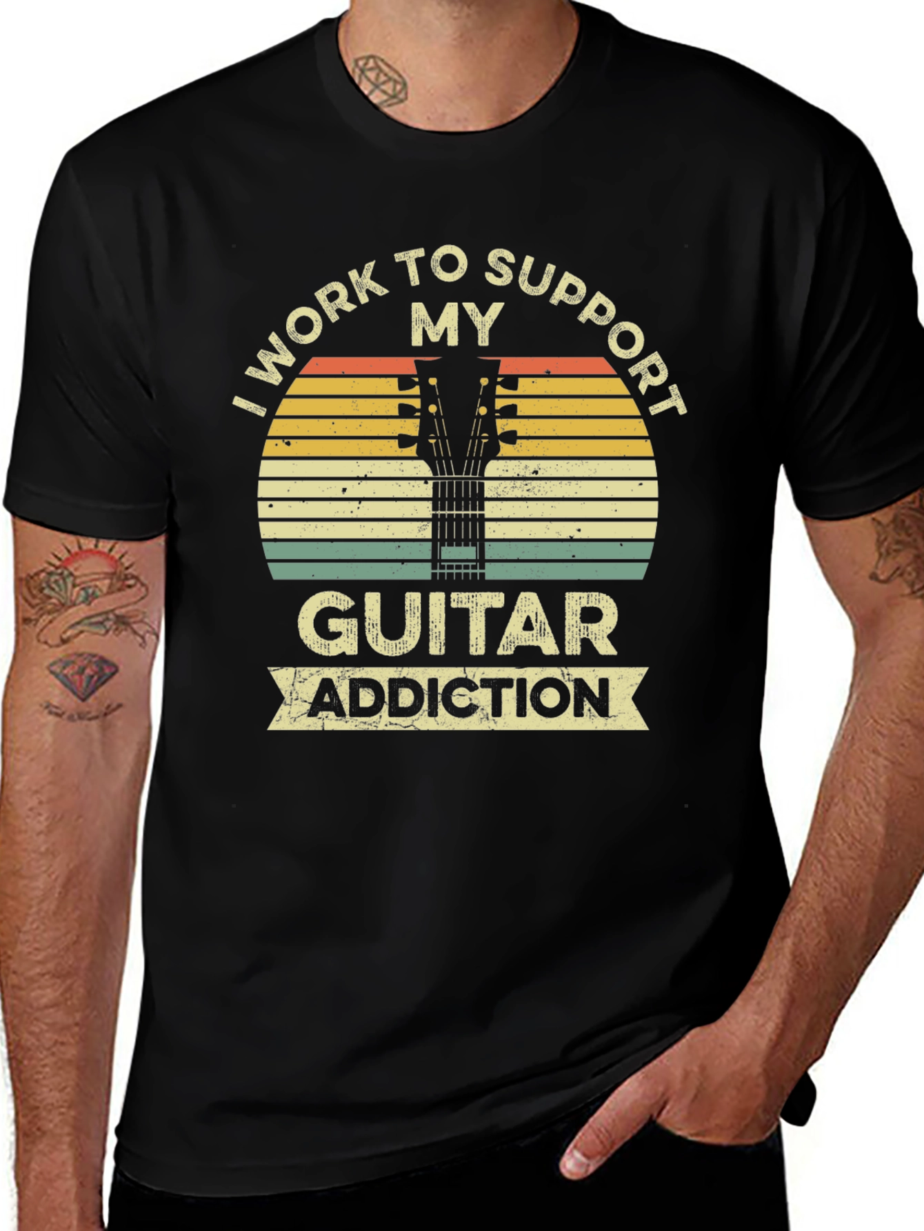 Variant 13 of Guitar Addiction T-Shirt