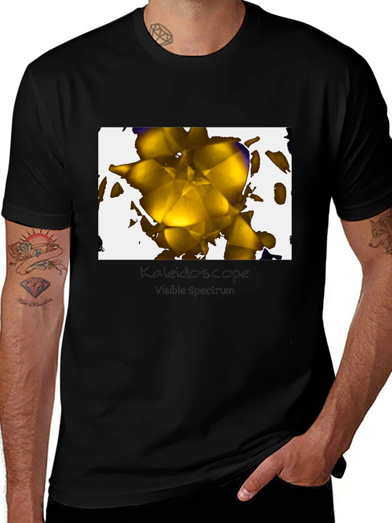 Variant 16 of Kaleidoscope Visible Spectrum Graphic T-Shirt