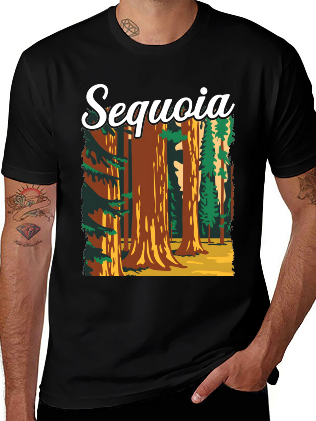 Variant 29 of Sequoia Forest Graphic T-Shirt
