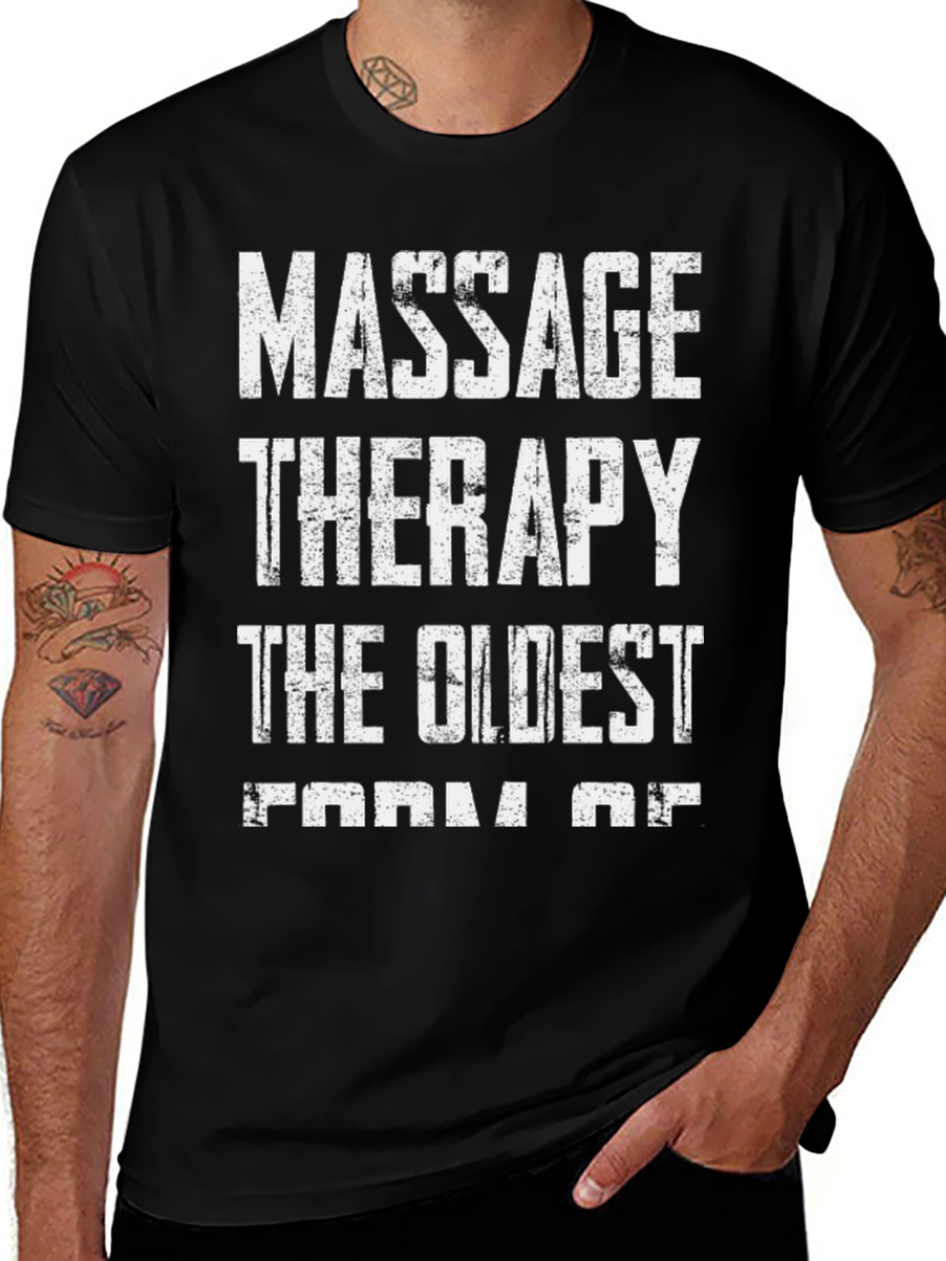 Variant 16 of Massage Therapy - The Oldest Form Of Art T-Shirt