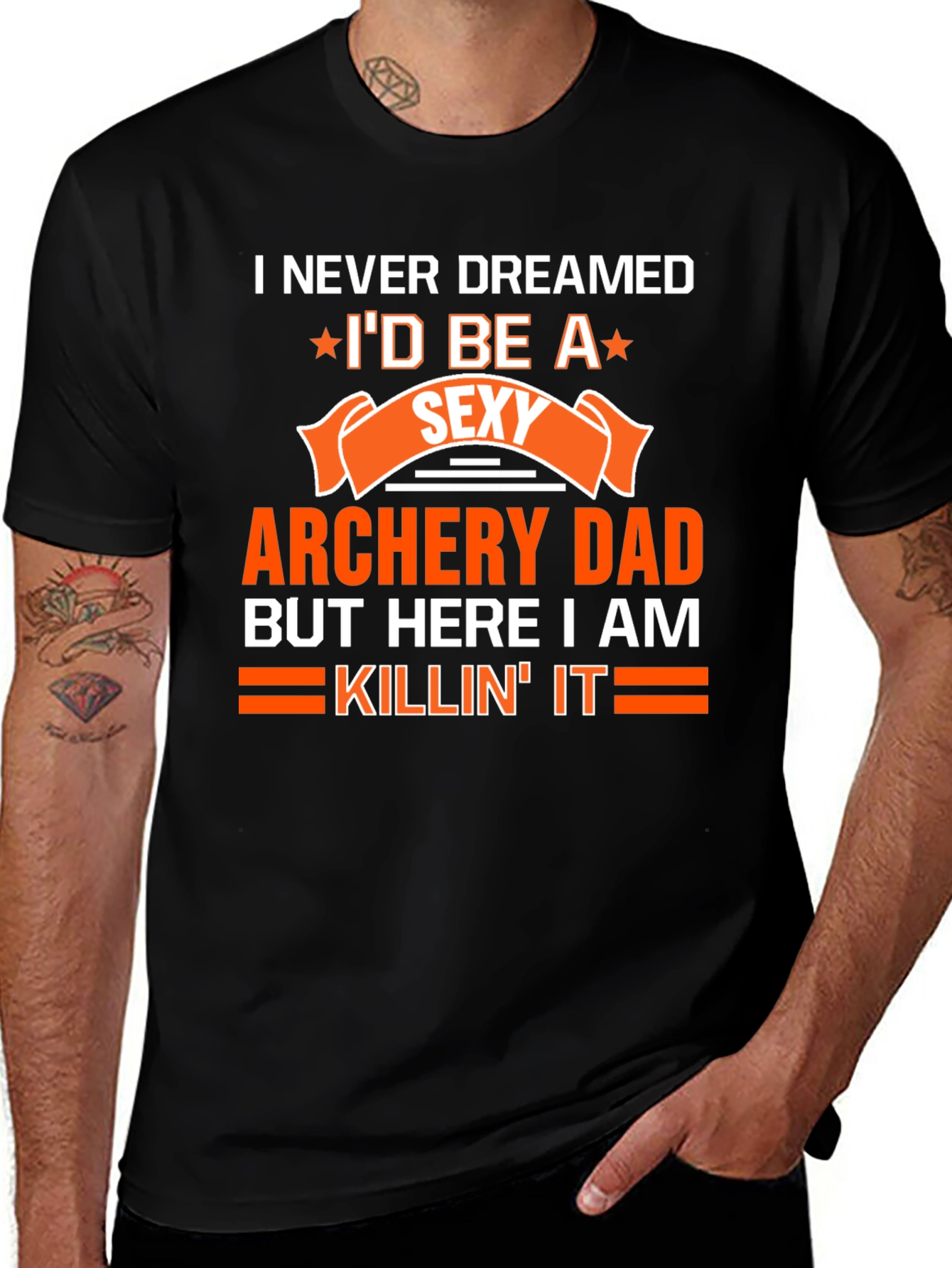 Variant 18 of Sexy Archery Dad T-Shirt - Novelty Graphic Tee