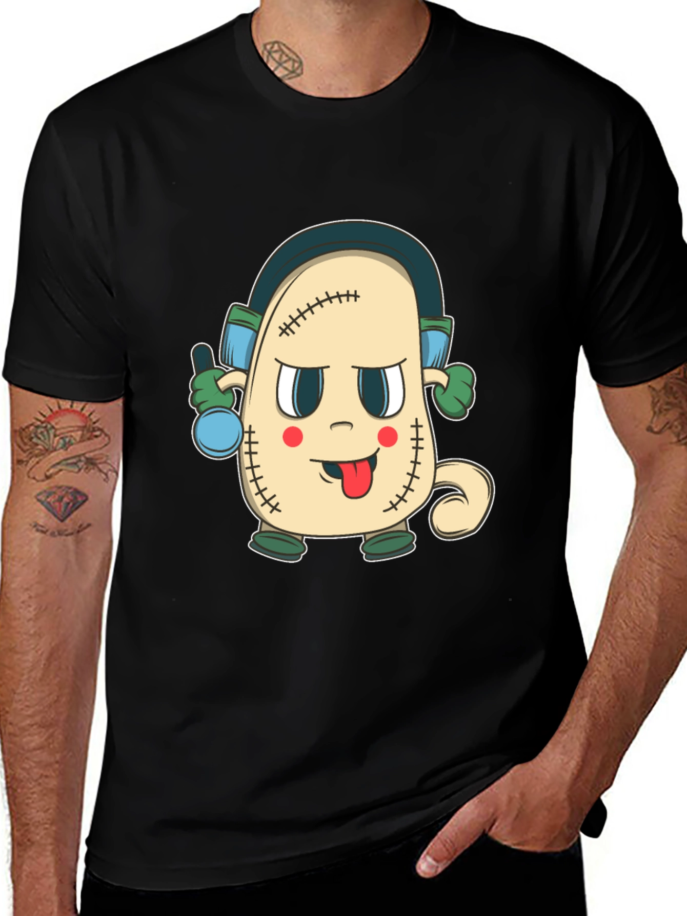 Variant 3 of Frankenstein Cartoon T-Shirt