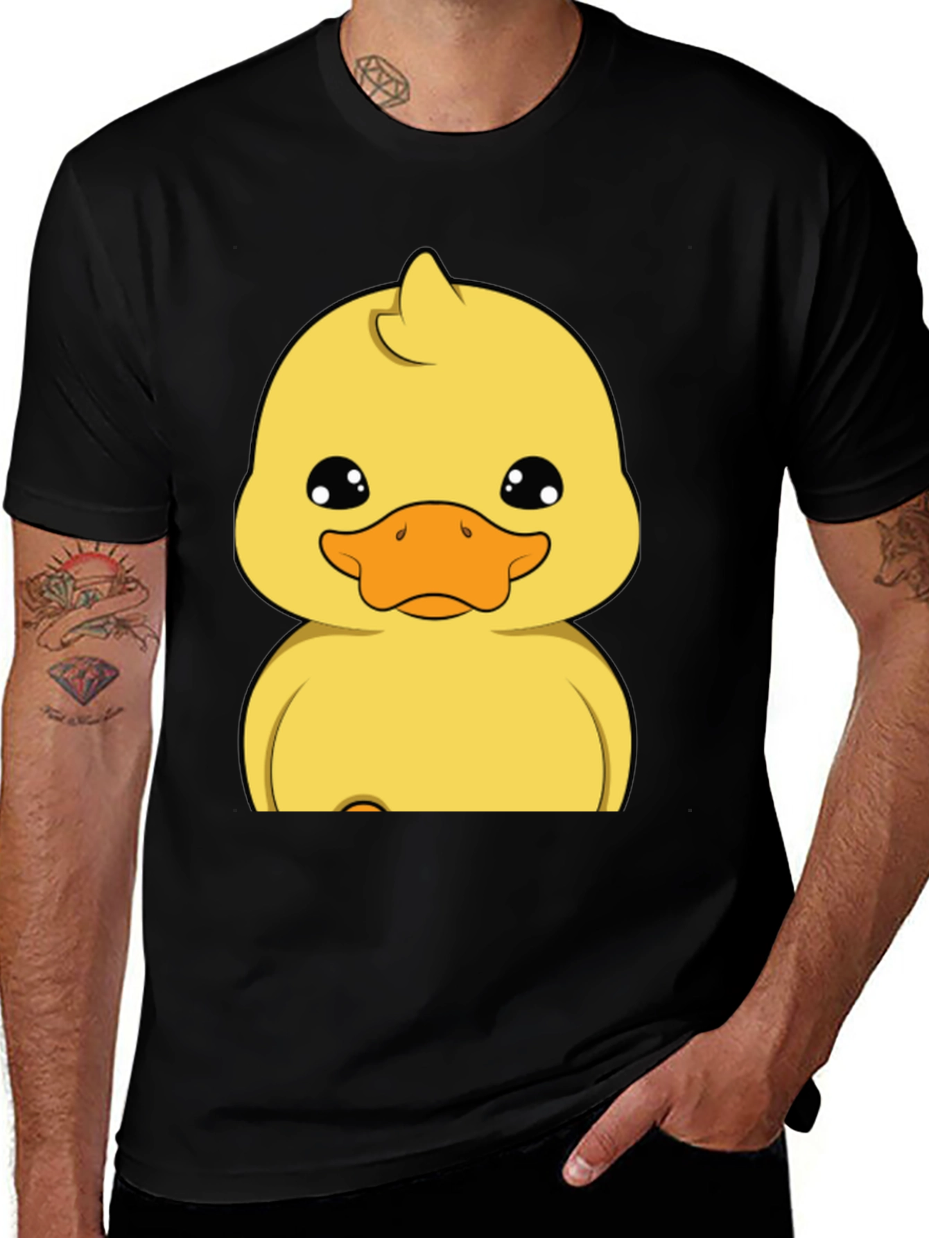 Variant 7 of Cute Duckling Graphic Tee - Soft Cotton Blend