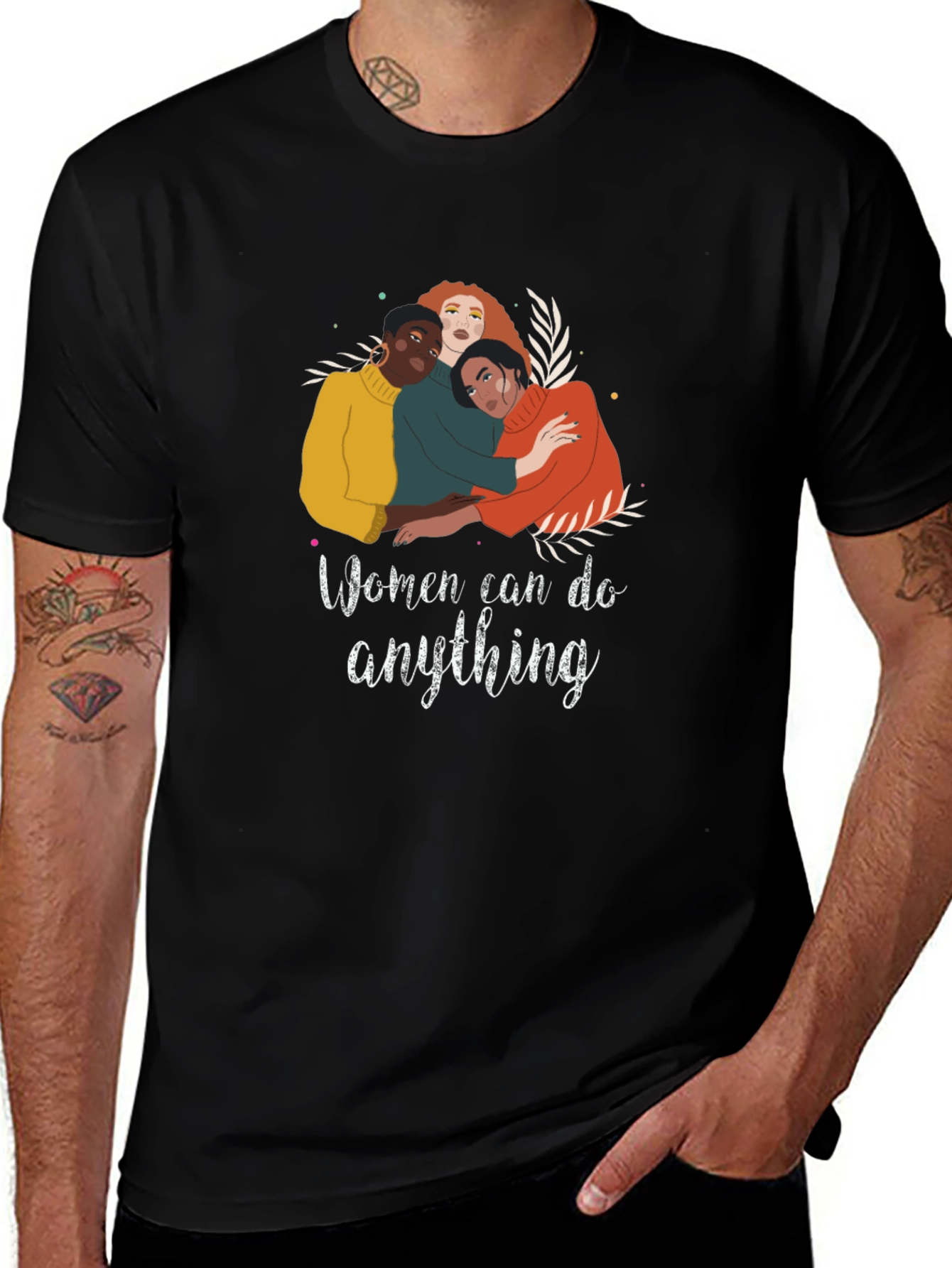 Variant 17 of Women Can Do Anything Graphic T-Shirt