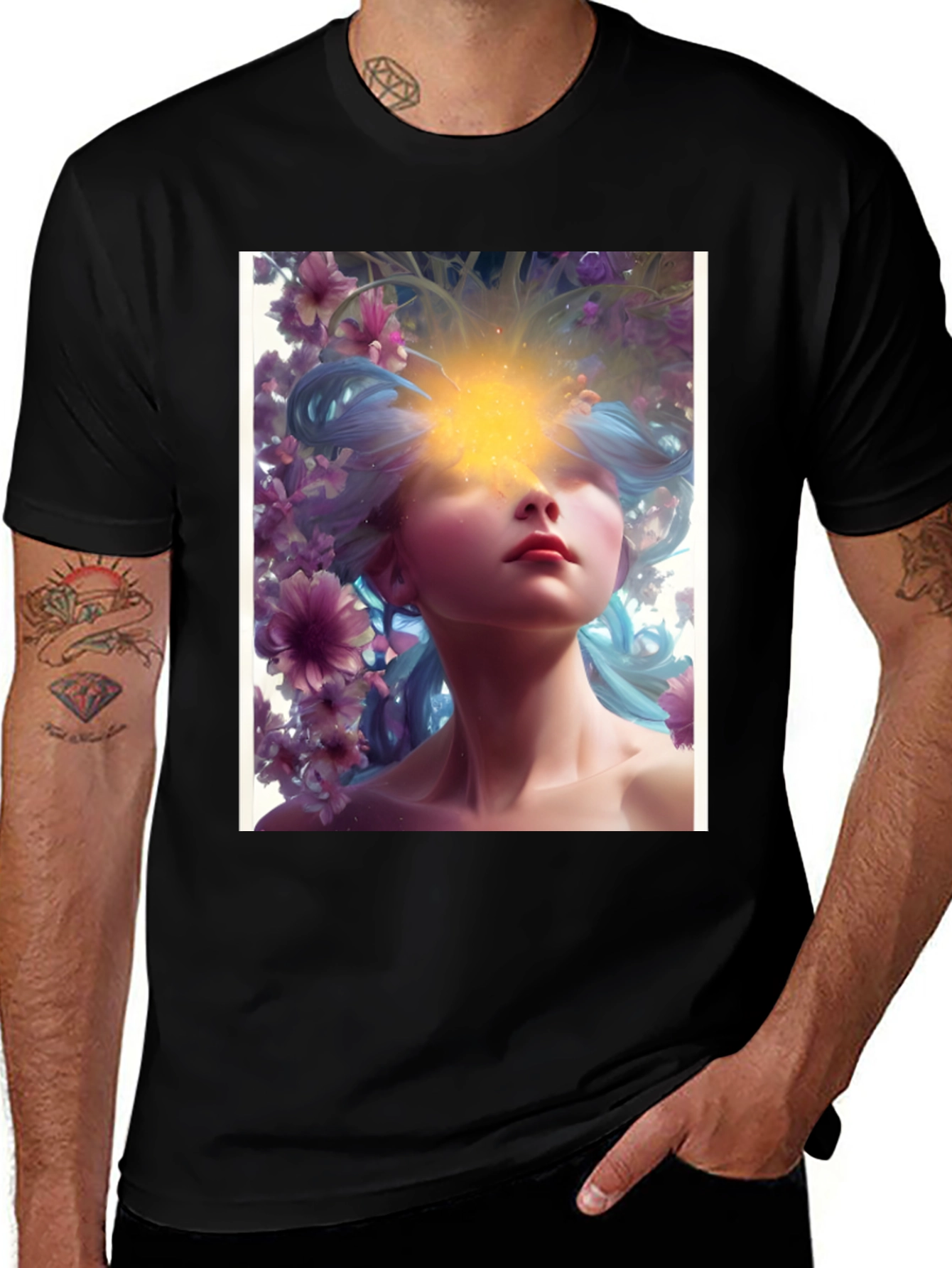Variant 22 of Floral Fantasy Graphic Tee