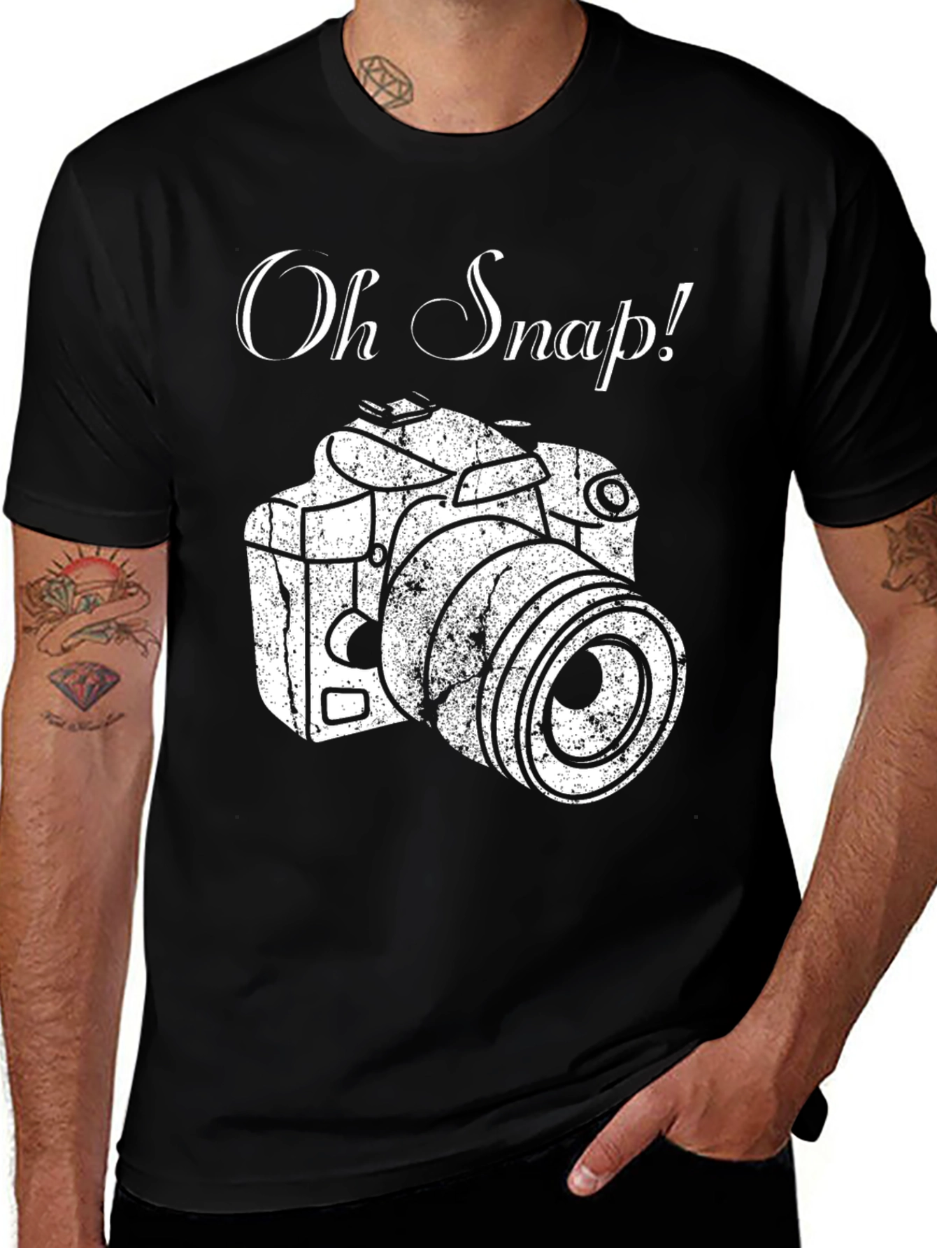 Variant 30 of Oh Snap! Camera Graphic T-Shirt