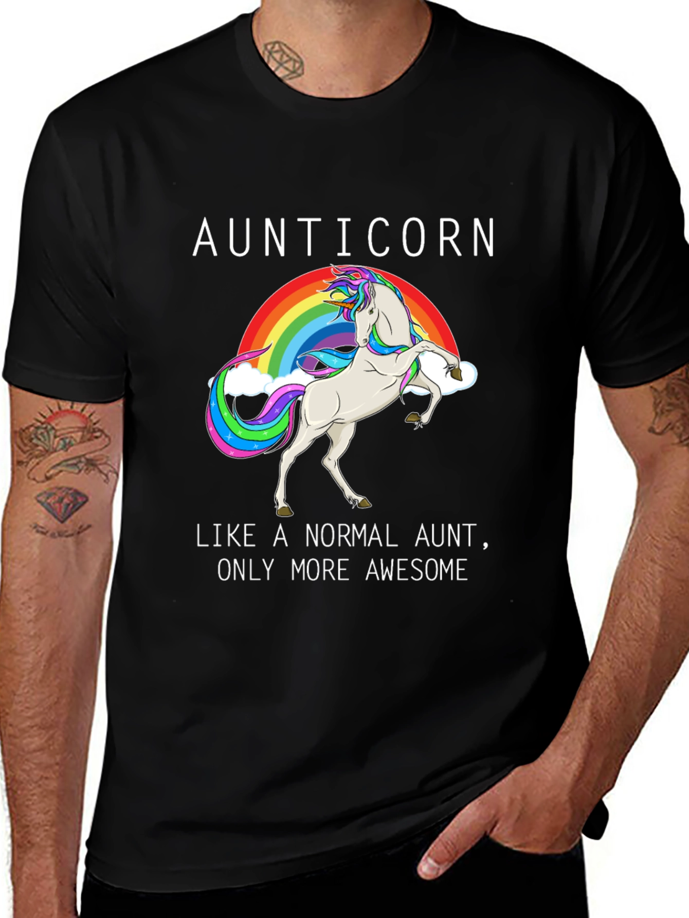 Aunticorn T-Shirt - Like a Normal Aunt, Only More Awesome!