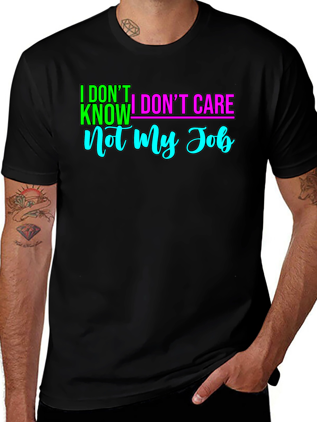 Variant 30 of I Don't Know, I Don't Care T-Shirt