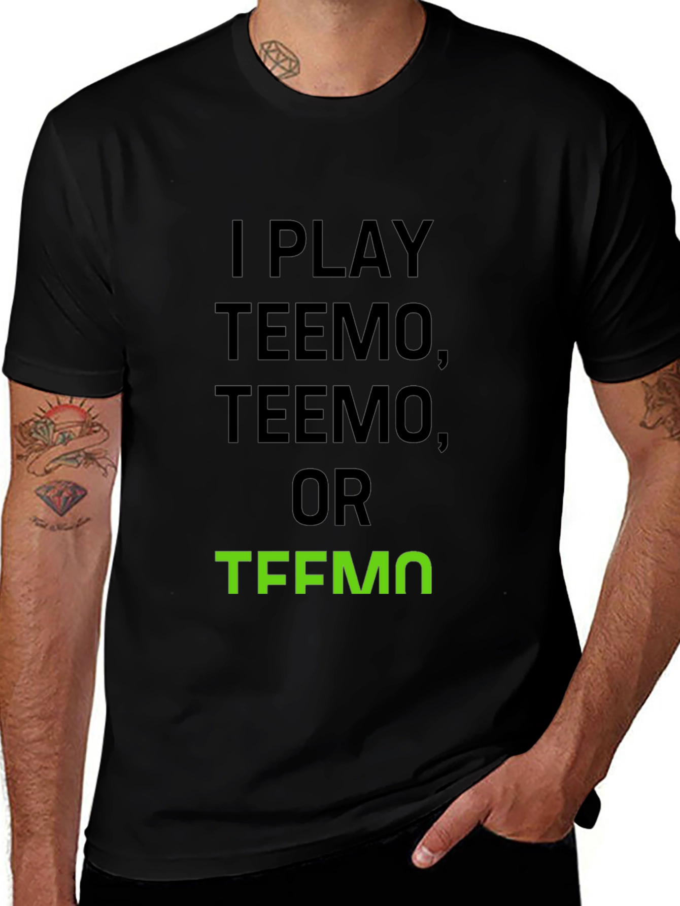 I Play Teemo Funny Gamer T-Shirt