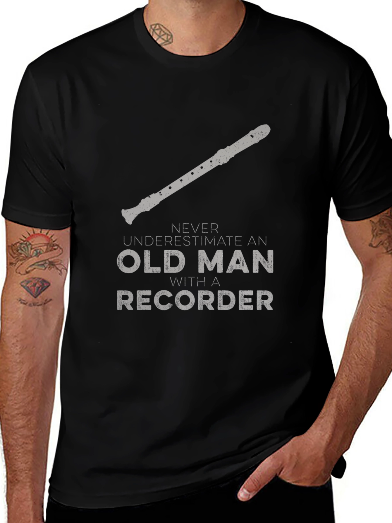 Never Underestimate Old Man T-Shirt