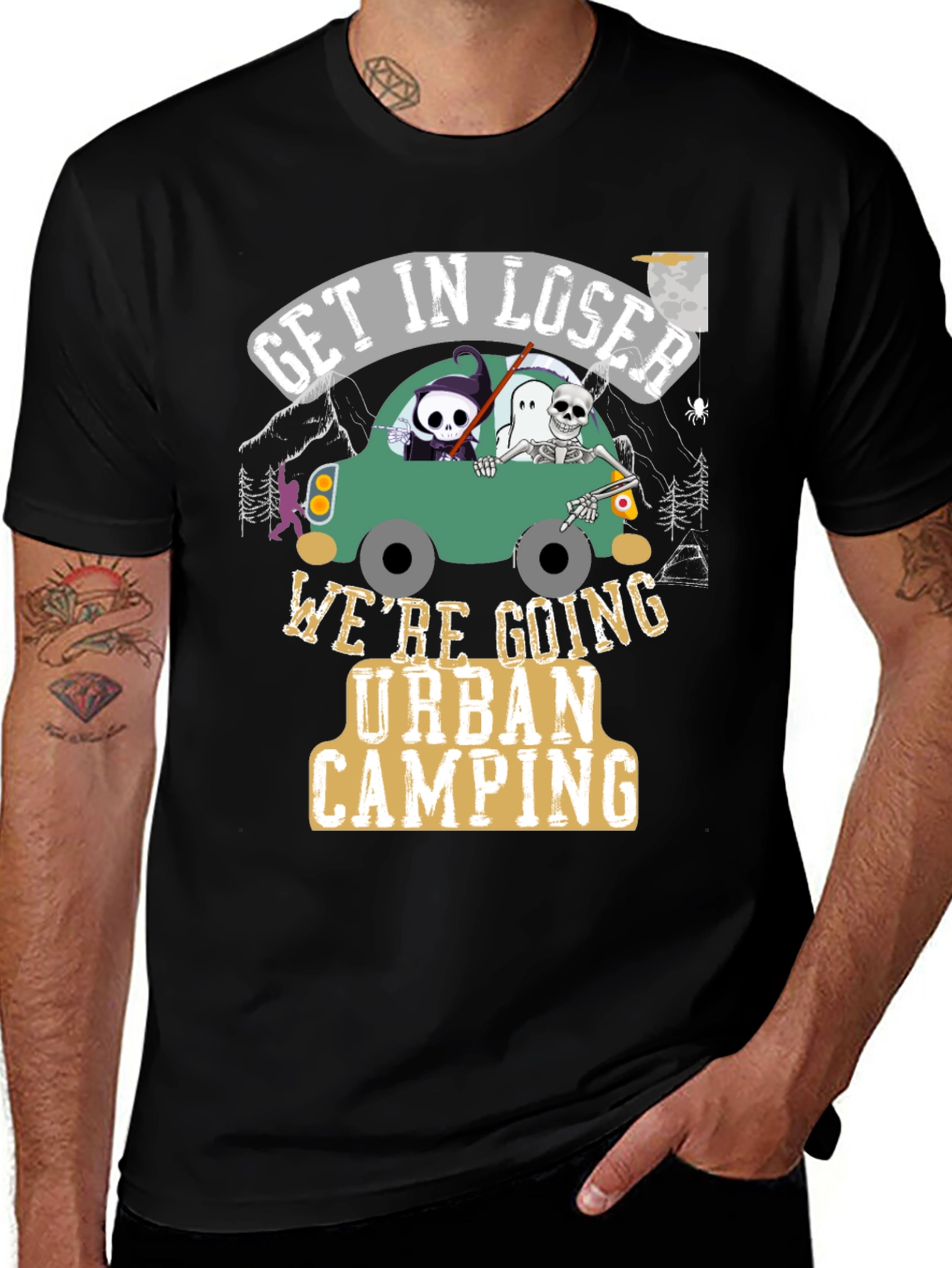 Variant 24 of Get In Loser Urban Camping T-Shirt