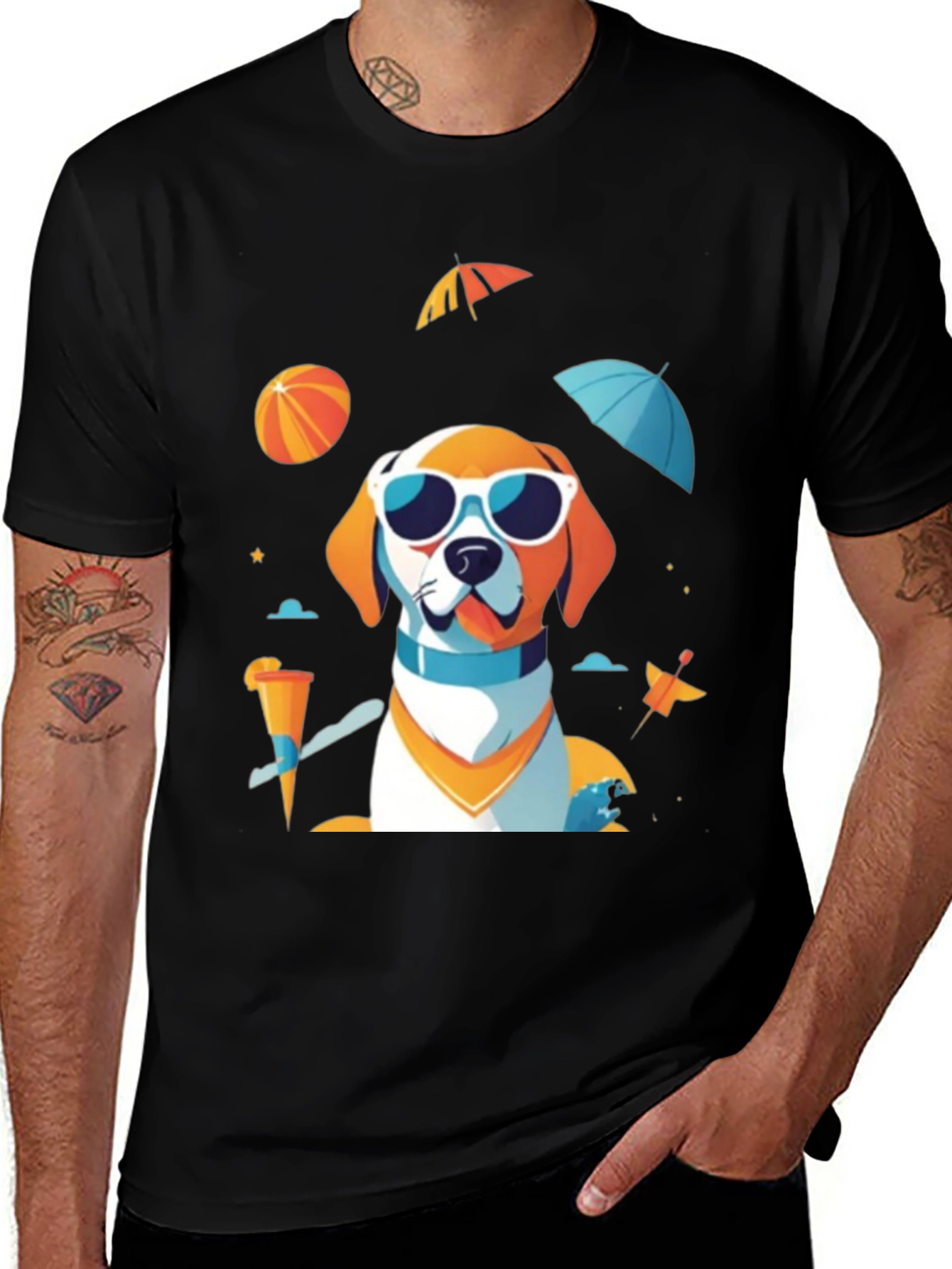 Variant 22 of Dog Days T-Shirt: Summer Vibes