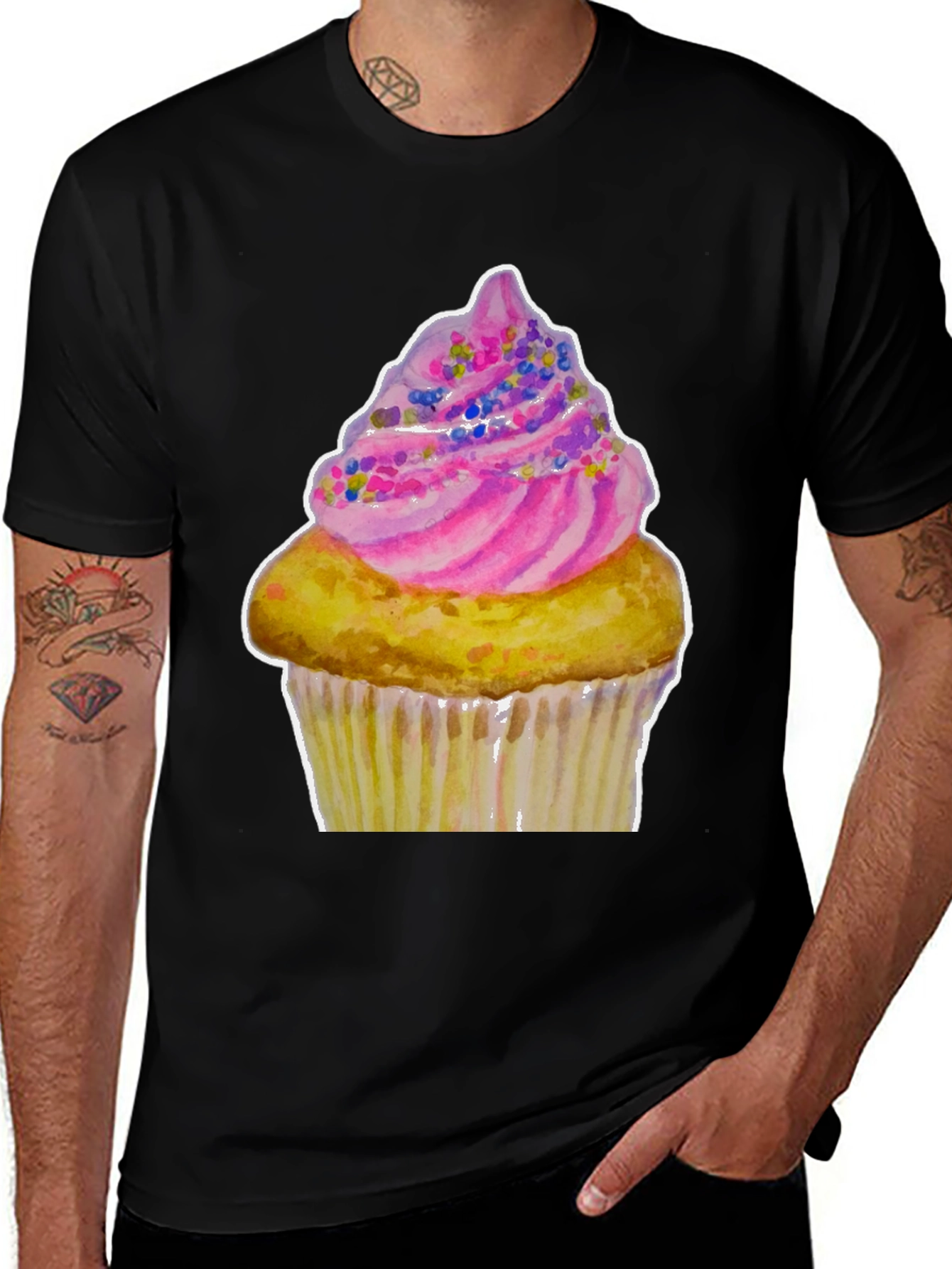Variant 21 of Cupcake Graphic T-Shirt