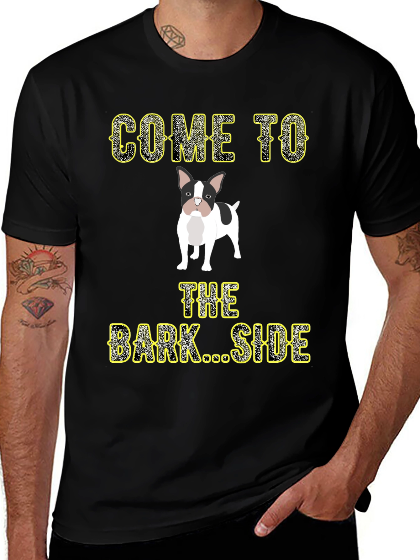 Variant 22 of Come to the Bark Side Funny Dog T-Shirt