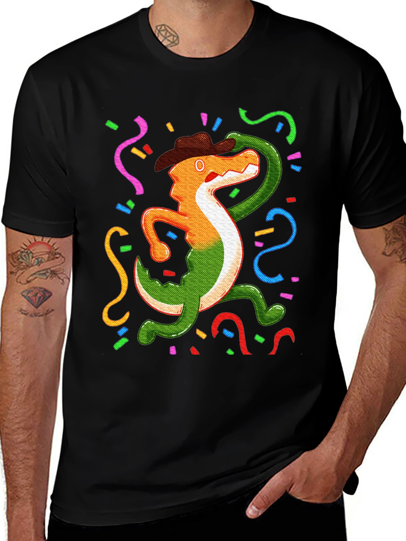 Variant 11 of Fiesta Gator T-Shirt: Celebrate in Style!