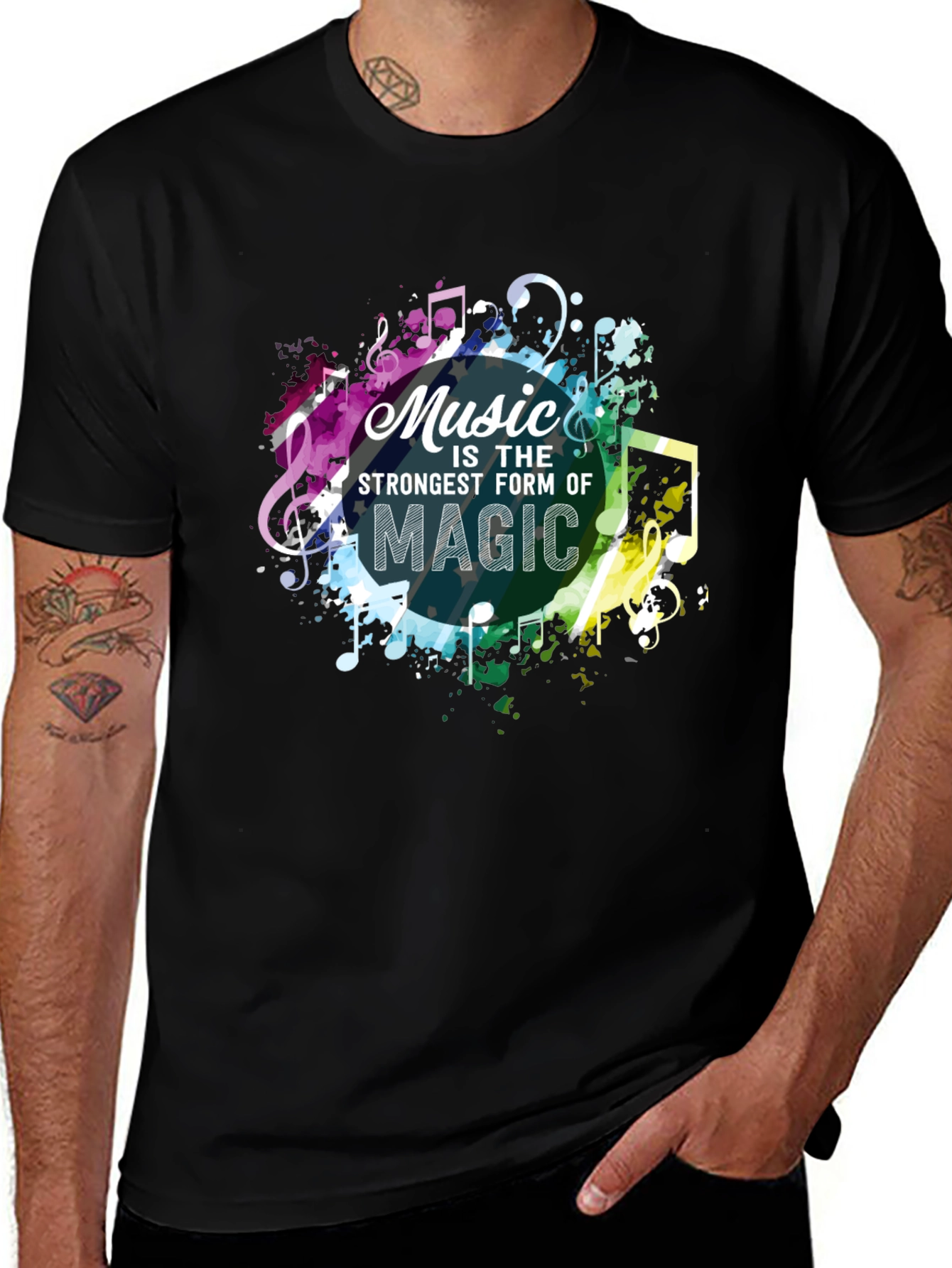 Variant 6 of Music Is Magic Men's Graphic Tee