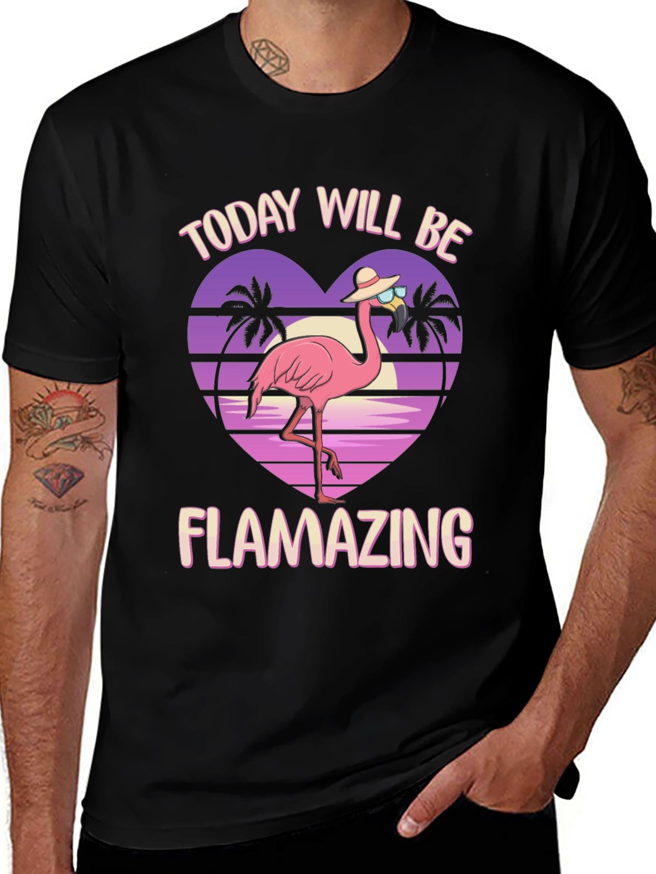 Variant 14 of Flamazing Flamingo Graphic Tee