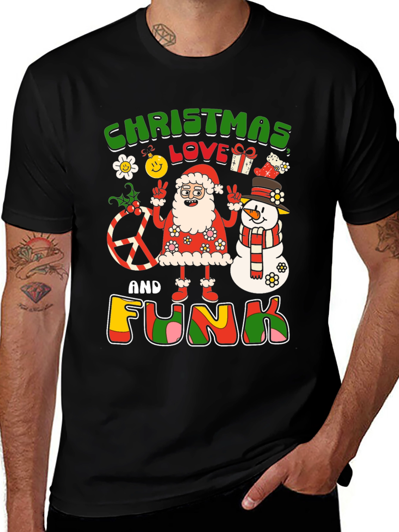 Christmas Love and Funk T-Shirt