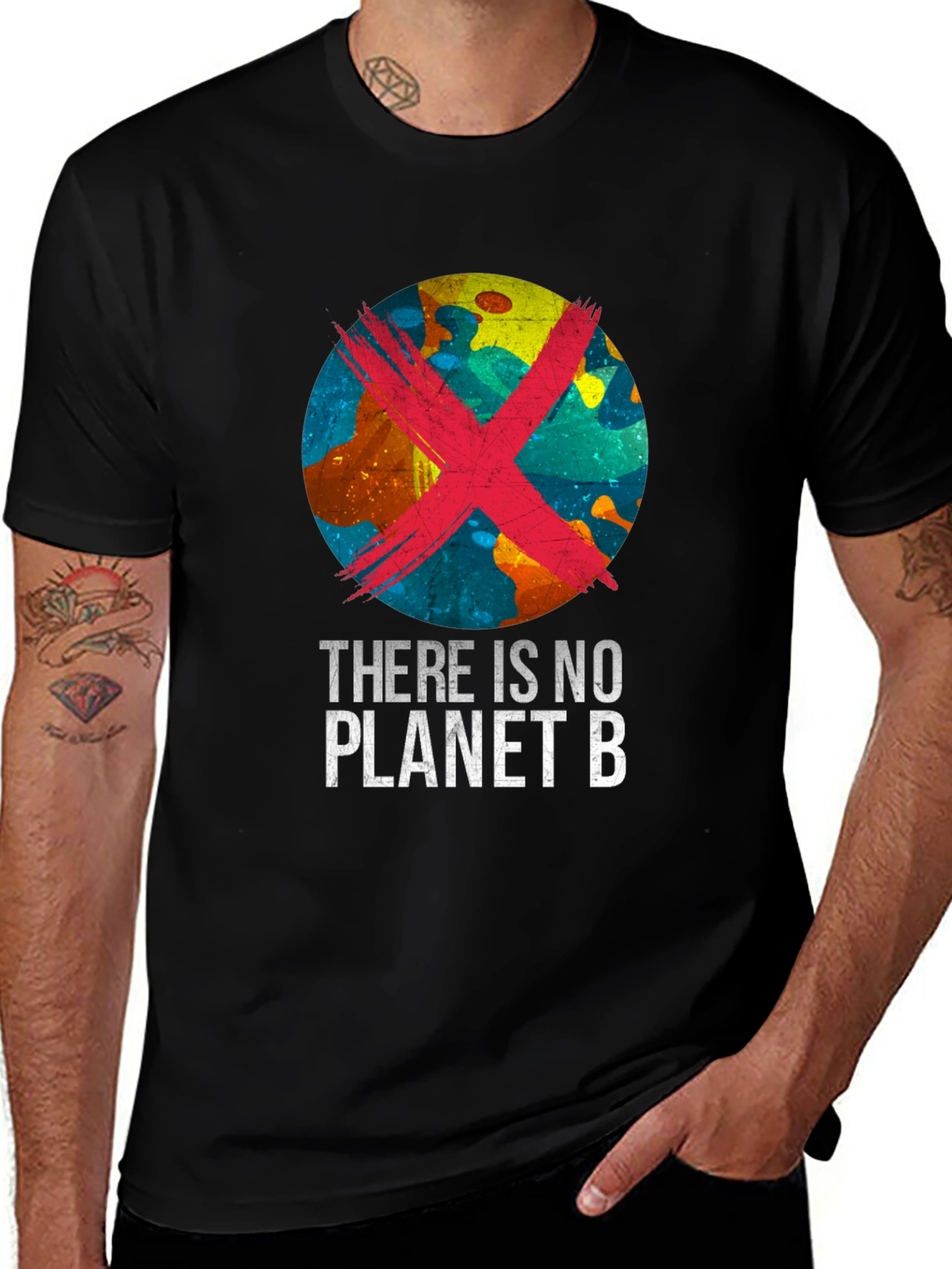 Variant 22 of No Planet B Graphic Tee - Earth Awareness T-Shirt