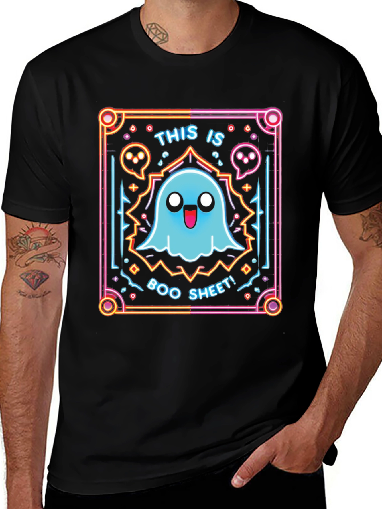 Variant 13 of Neon "This is Boo Sheet!" Graphic Tee