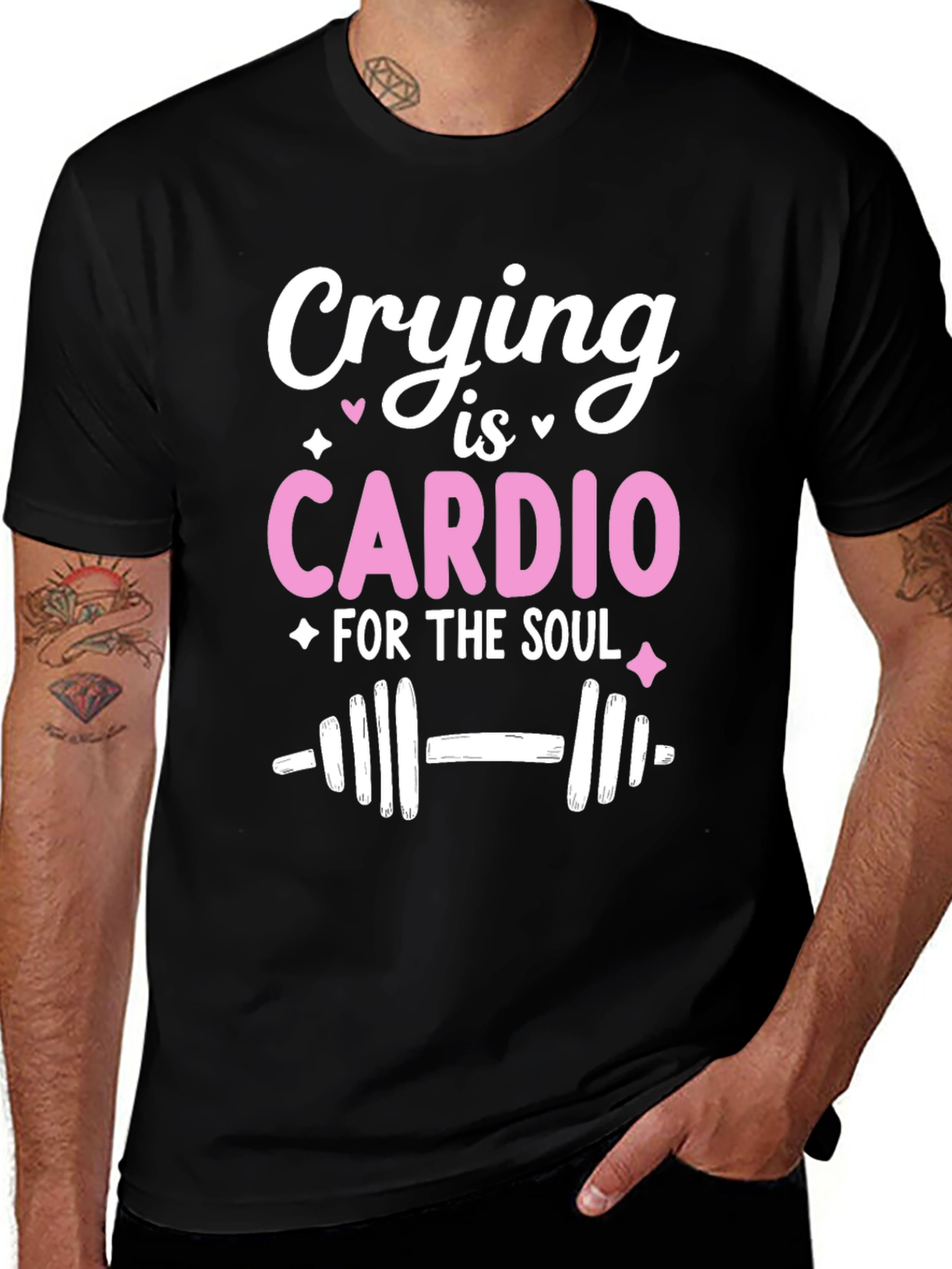 Variant 19 of Crying is Cardio T-Shirt