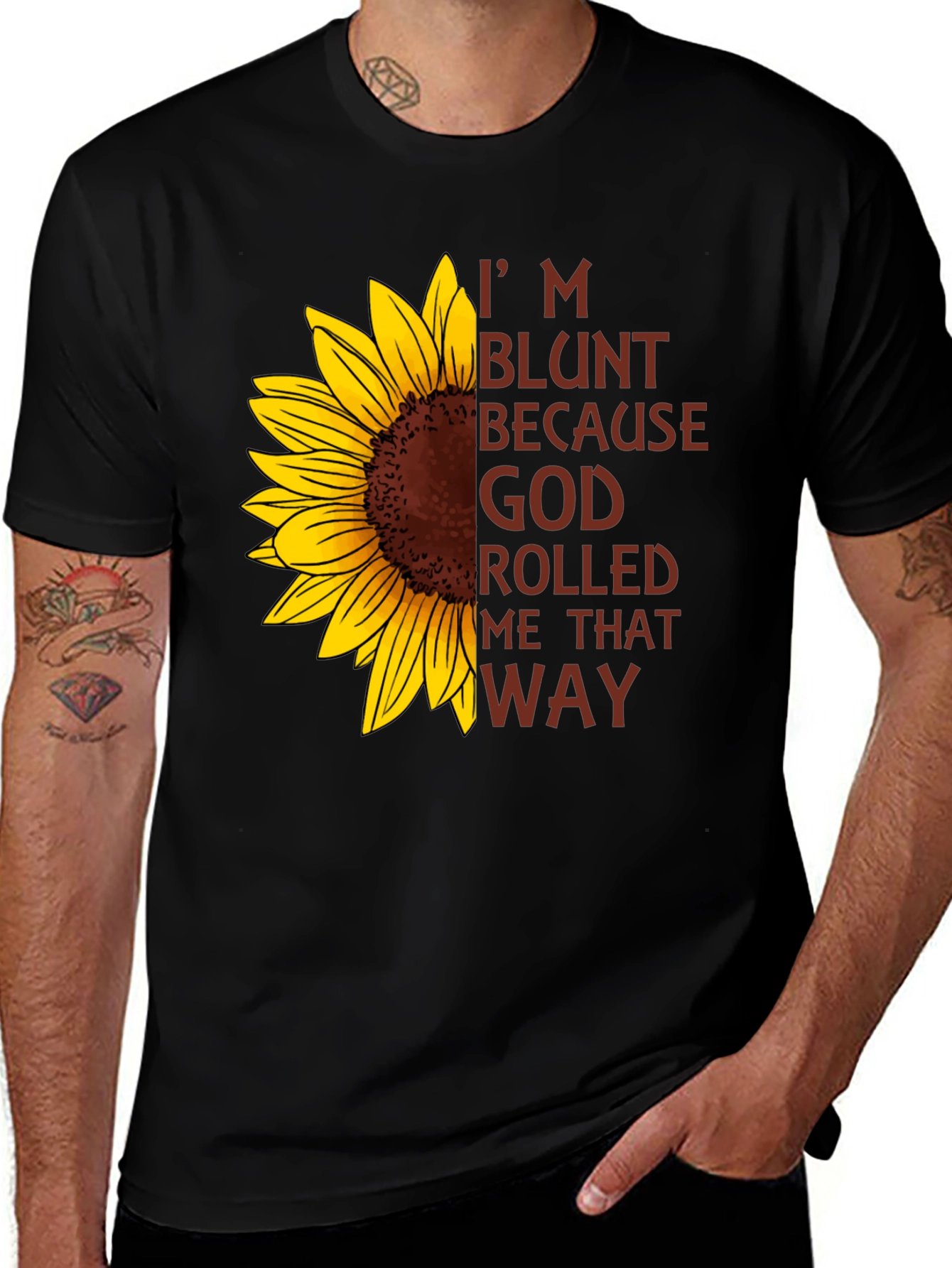 Variant 20 of I'm Blunt Because God Rolled Me That Way T-Shirt