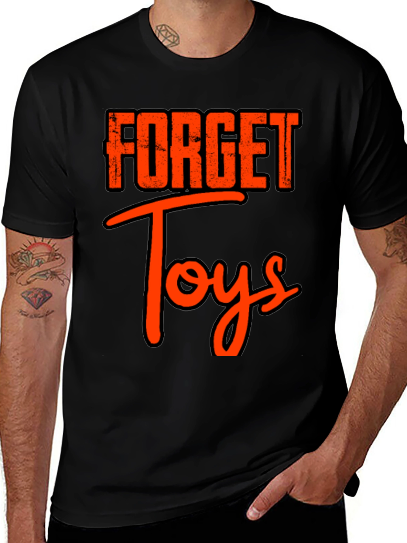 Variant 20 of Forget Toys Black T-Shirt