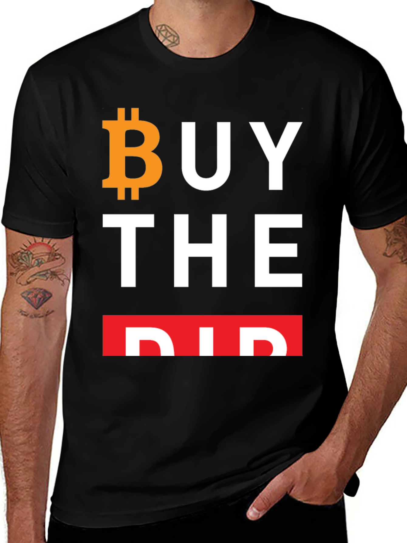 Variant 13 of Buy The Dip Crypto Tee
