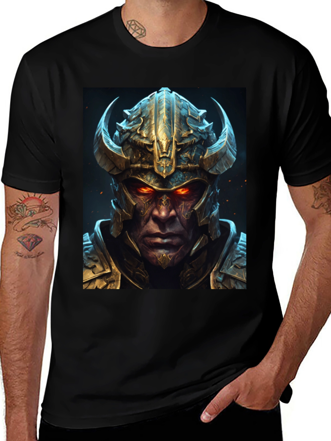 Variant 26 of Warrior Helmet Graphic Tee