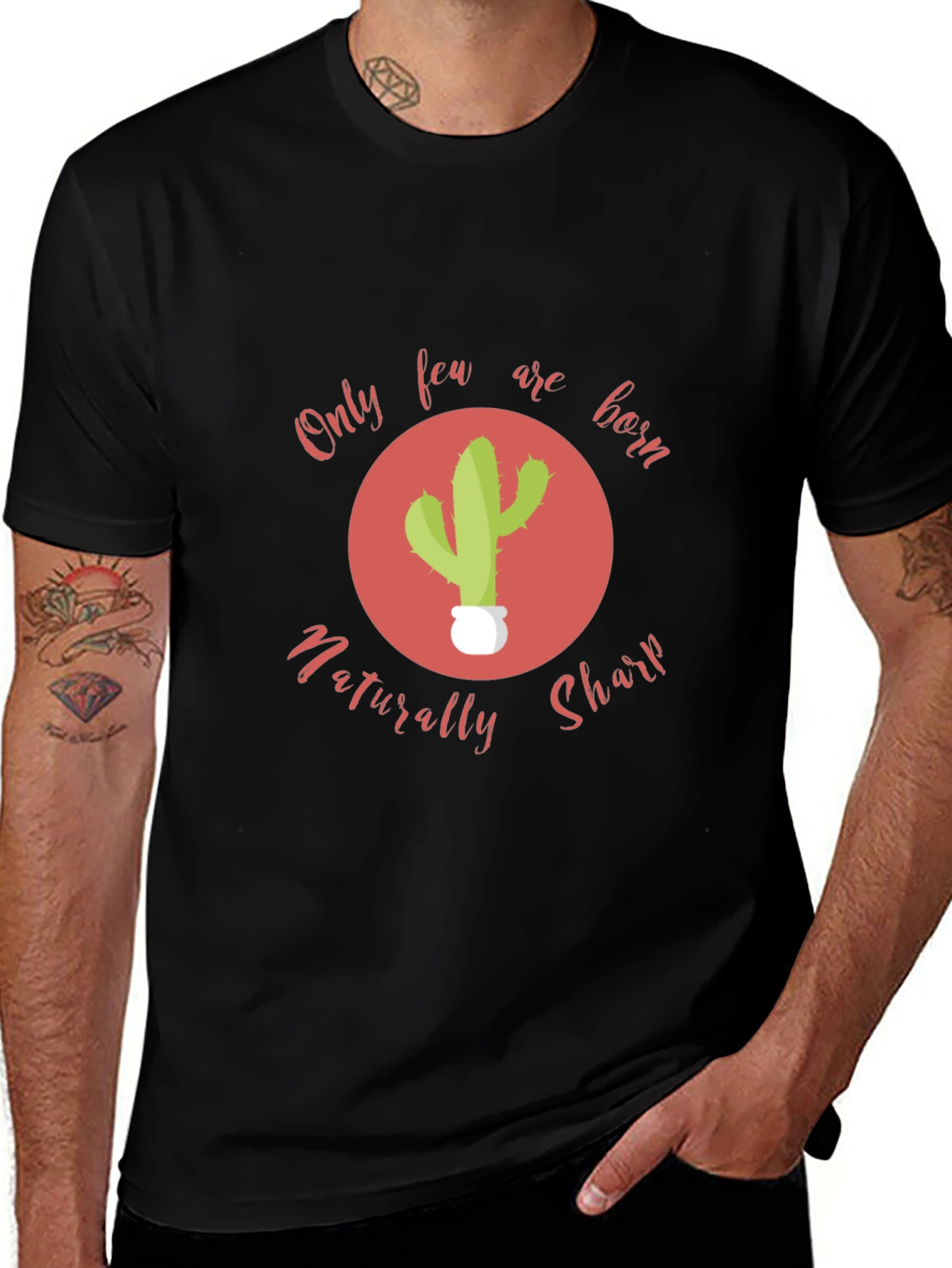 Variant 28 of Naturally Sharp Cactus Graphic T-Shirt