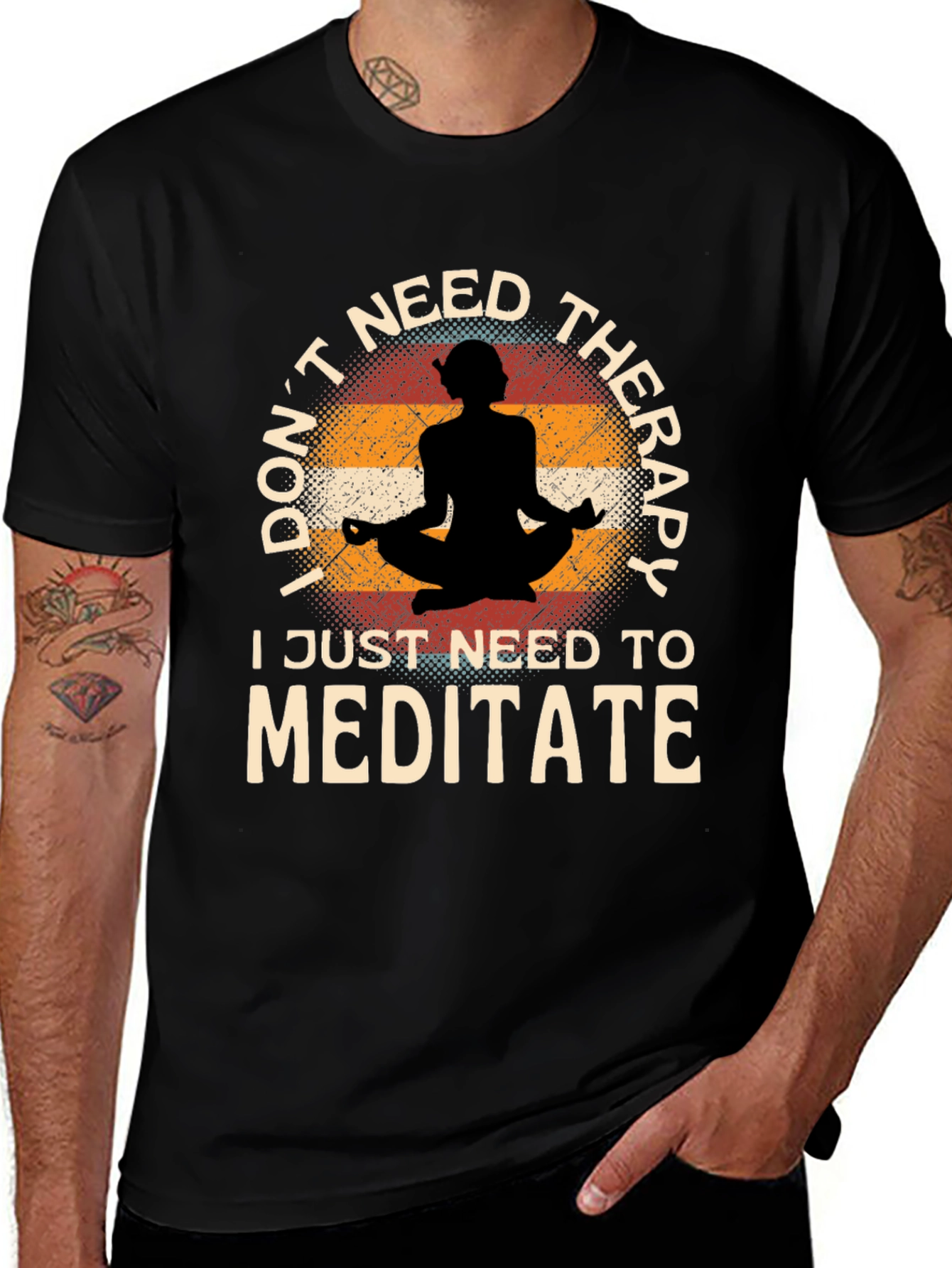 Variant 28 of Meditate T-Shirt - Therapy Alternative
