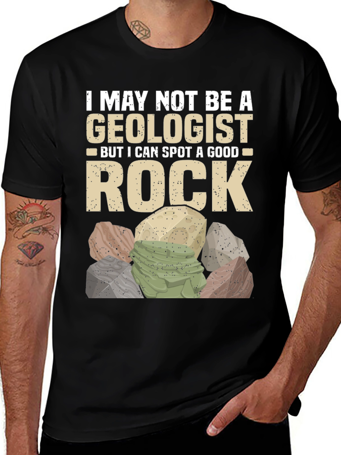 Variant 2 of Funny Geologist Rock T-Shirt