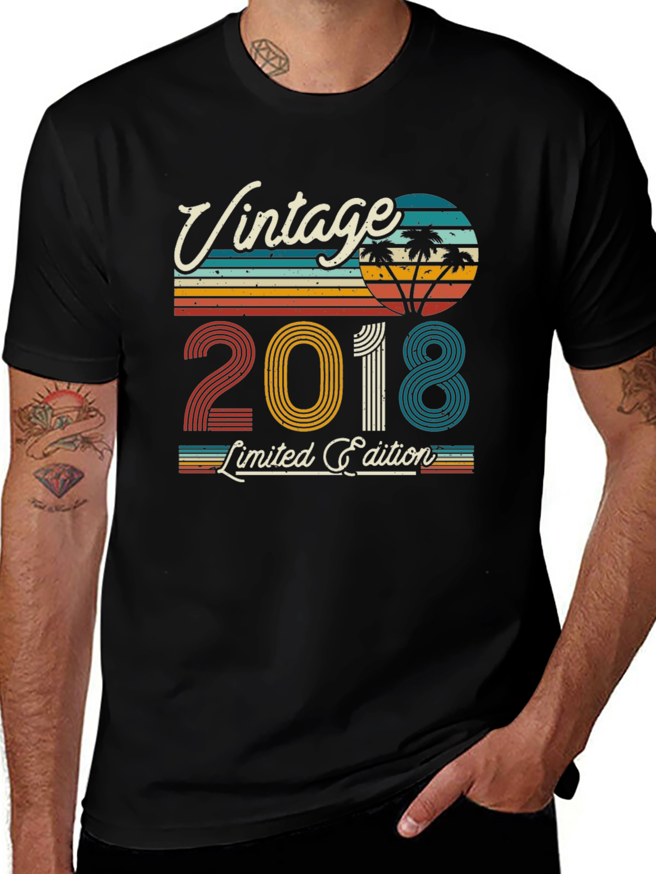 Variant 3 of Vintage 2018 Limited Edition Graphic T-Shirt