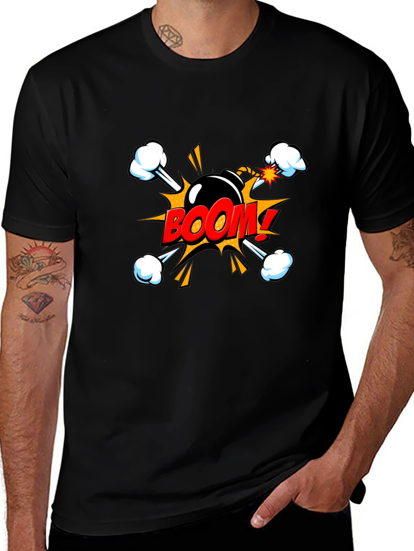 Variant 2 of Boom Bomb Graphic T-Shirt - Explosive Fun!