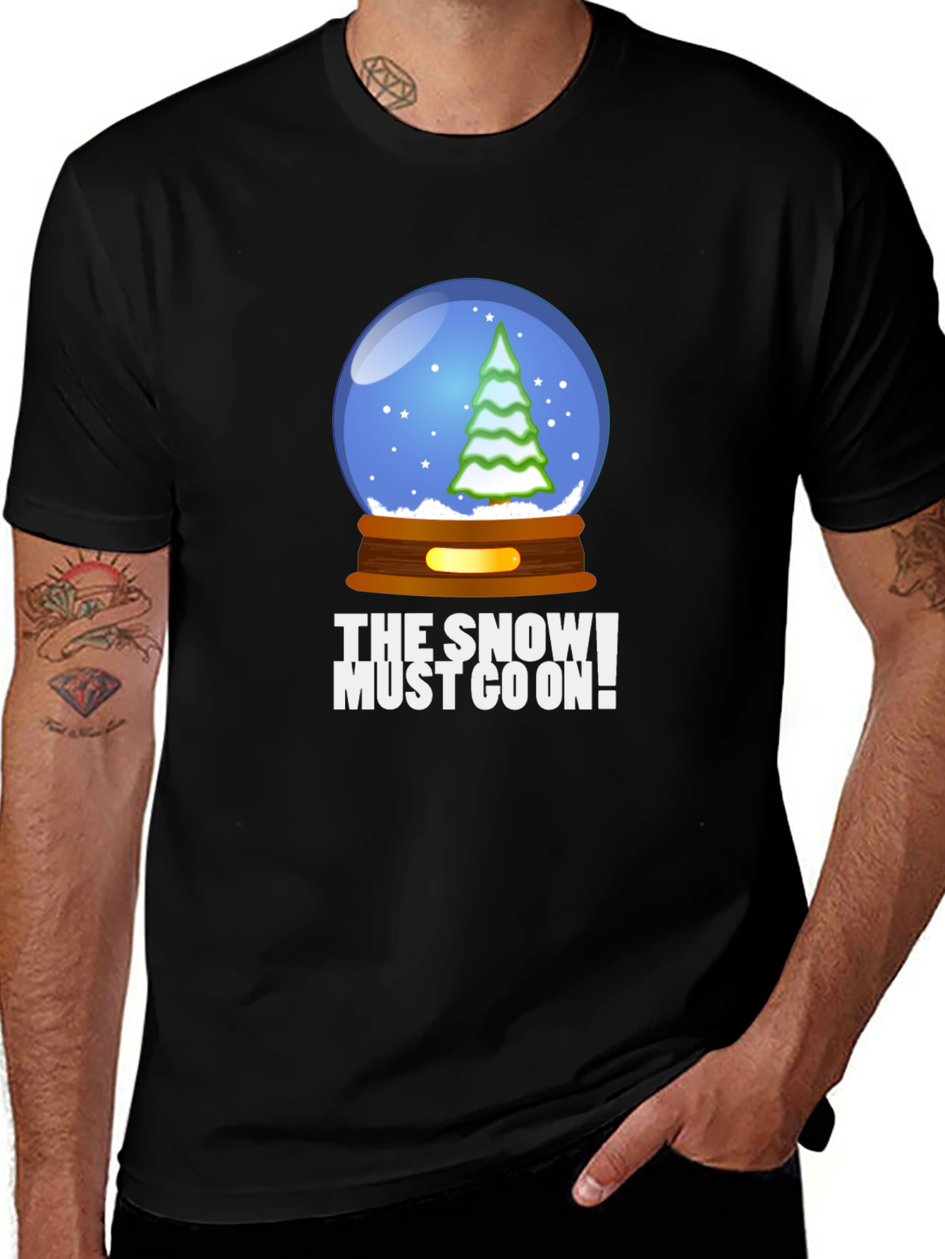 Variant 15 of The Snow Must Go On! Graphic Tee