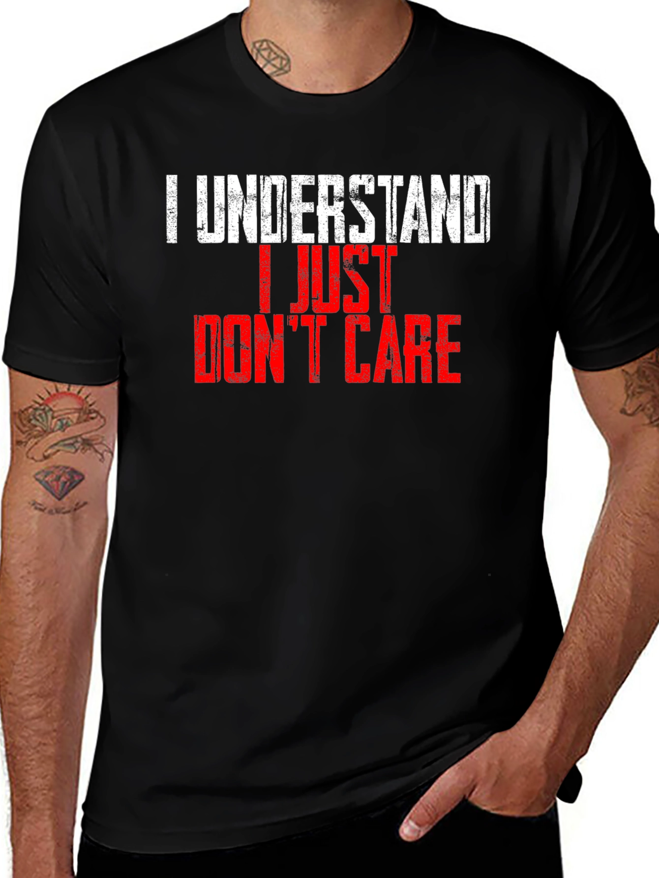 Variant 23 of I Understand I Just Don't Care T-Shirt