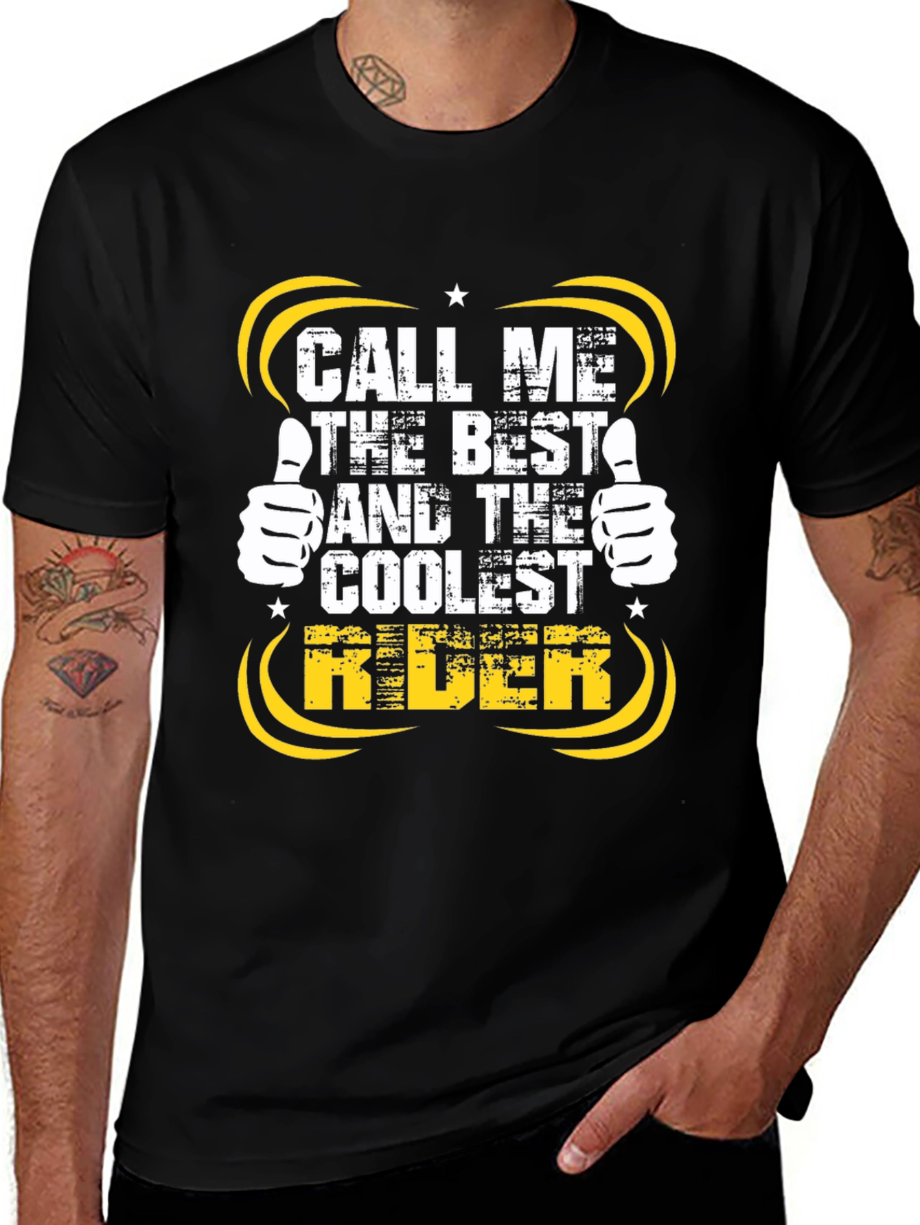 Variant 20 of Call Me The Best and Coolest Rider T-Shirt