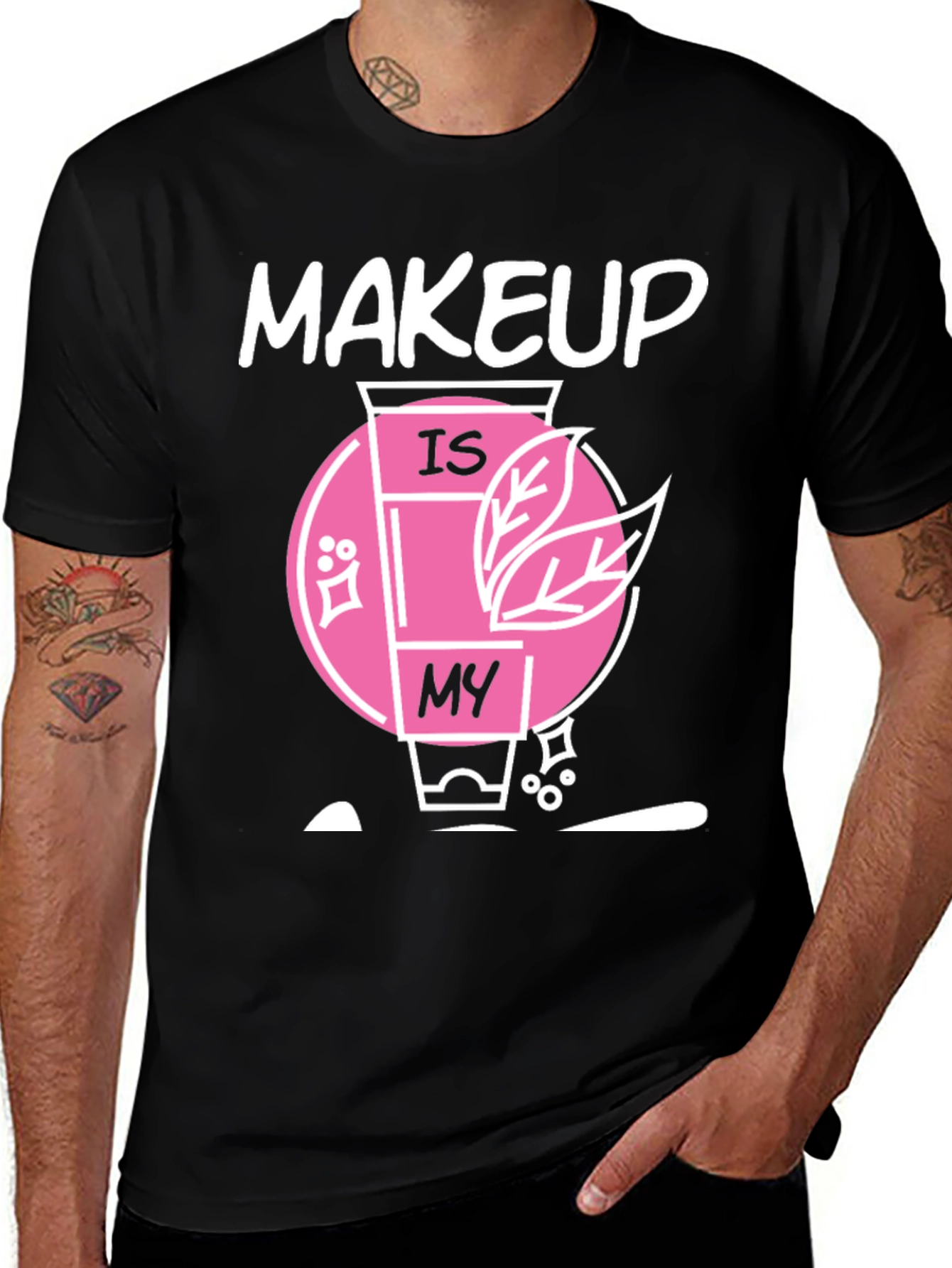 Variant 5 of Makeup Is My Black T-Shirt