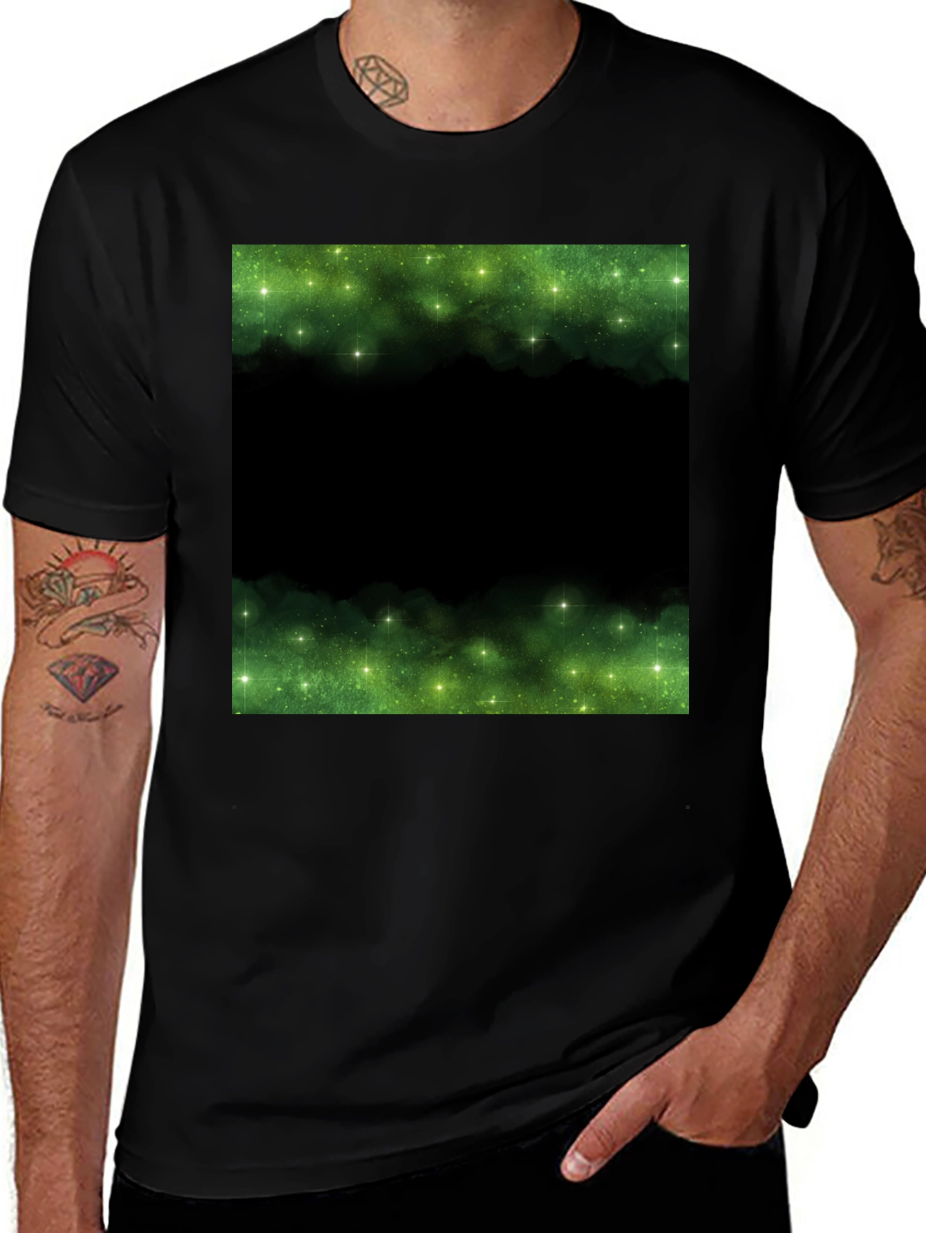 Variant 22 of Galaxy Dream Black T-Shirt