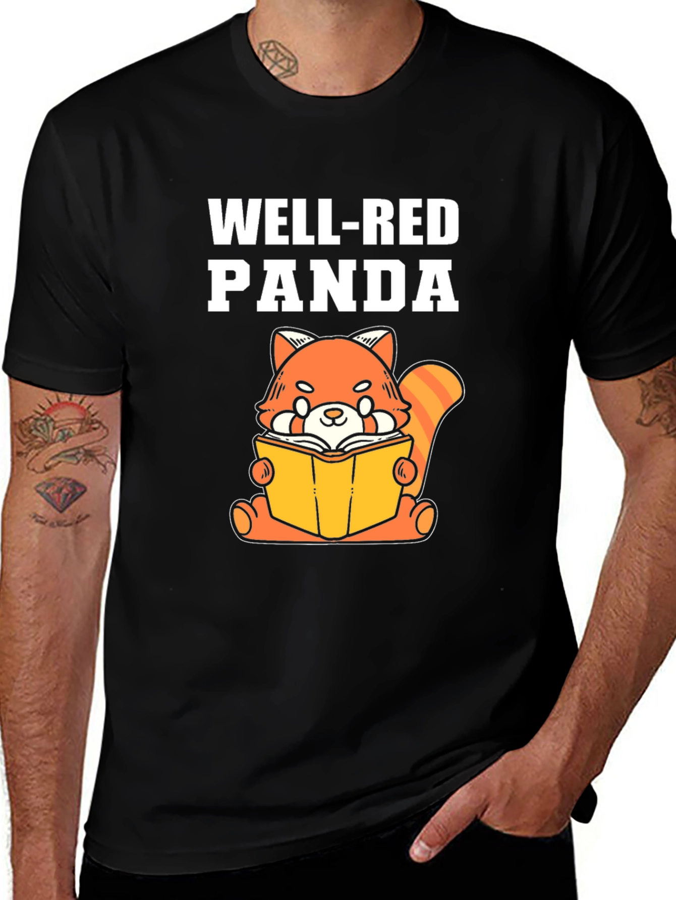 Variant 8 of Well-Red Panda Graphic T-Shirt