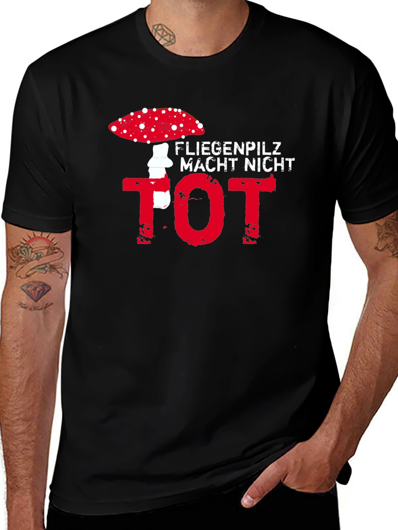 Variant 28 of Fly Agaric Mushroom Graphic T-Shirt