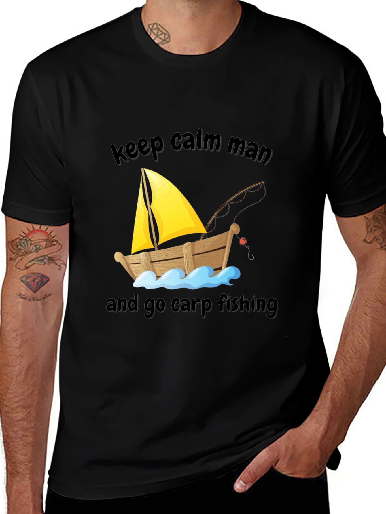 Keep Calm Carp Fishing T-Shirt
