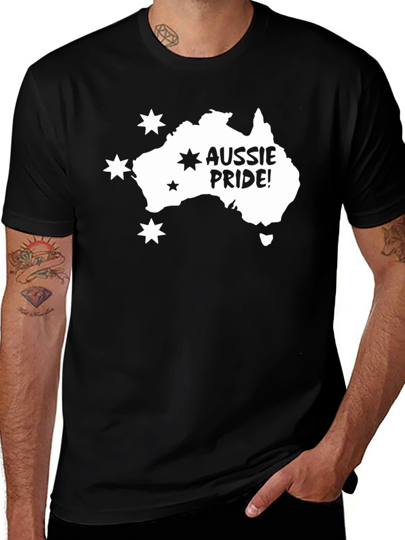Aussie Pride T-Shirt - Australia Map Design