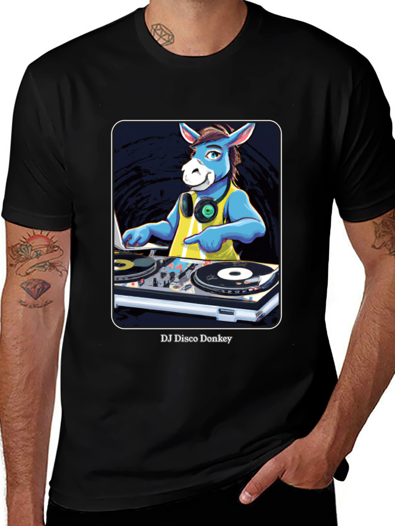 DJ Disco Donkey T-Shirt - Music Lover Tee
